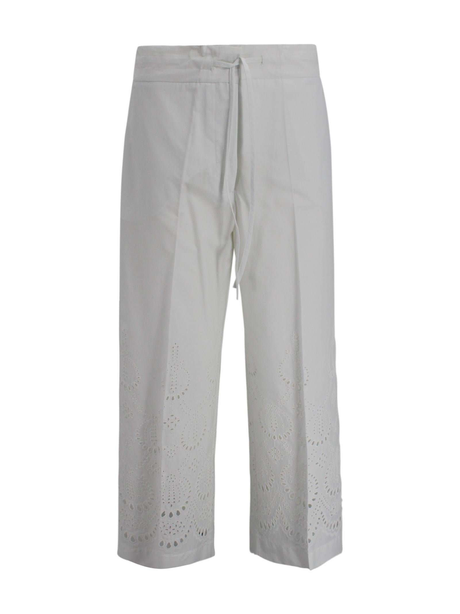 Pantaloni cropped con coulisse P.A.R.O.S.H. D232447 001 