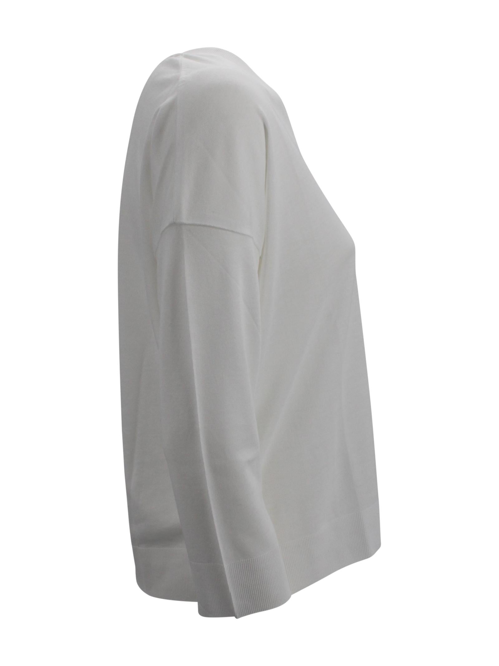 Top Scollo a V Bianco Herno JV000015D 520561000 