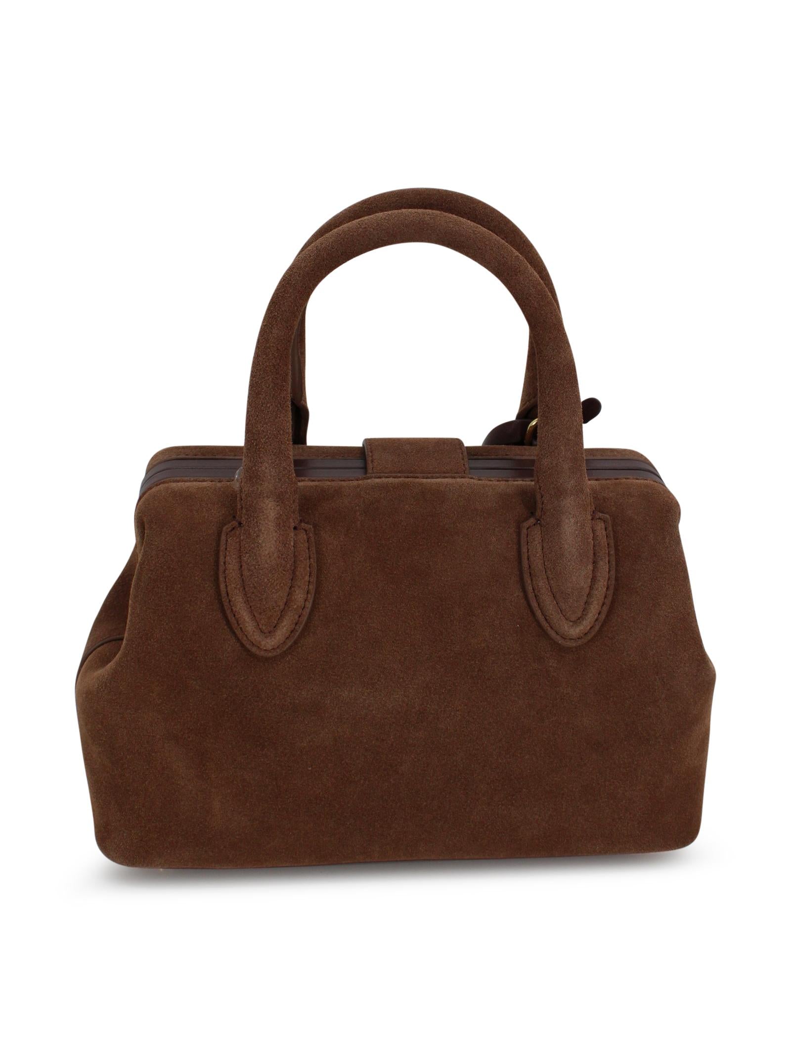 Small suede doctor bag SCHELL LEATHER COMPANY SRL DOCTOR BAG SMALL B00100H05120 