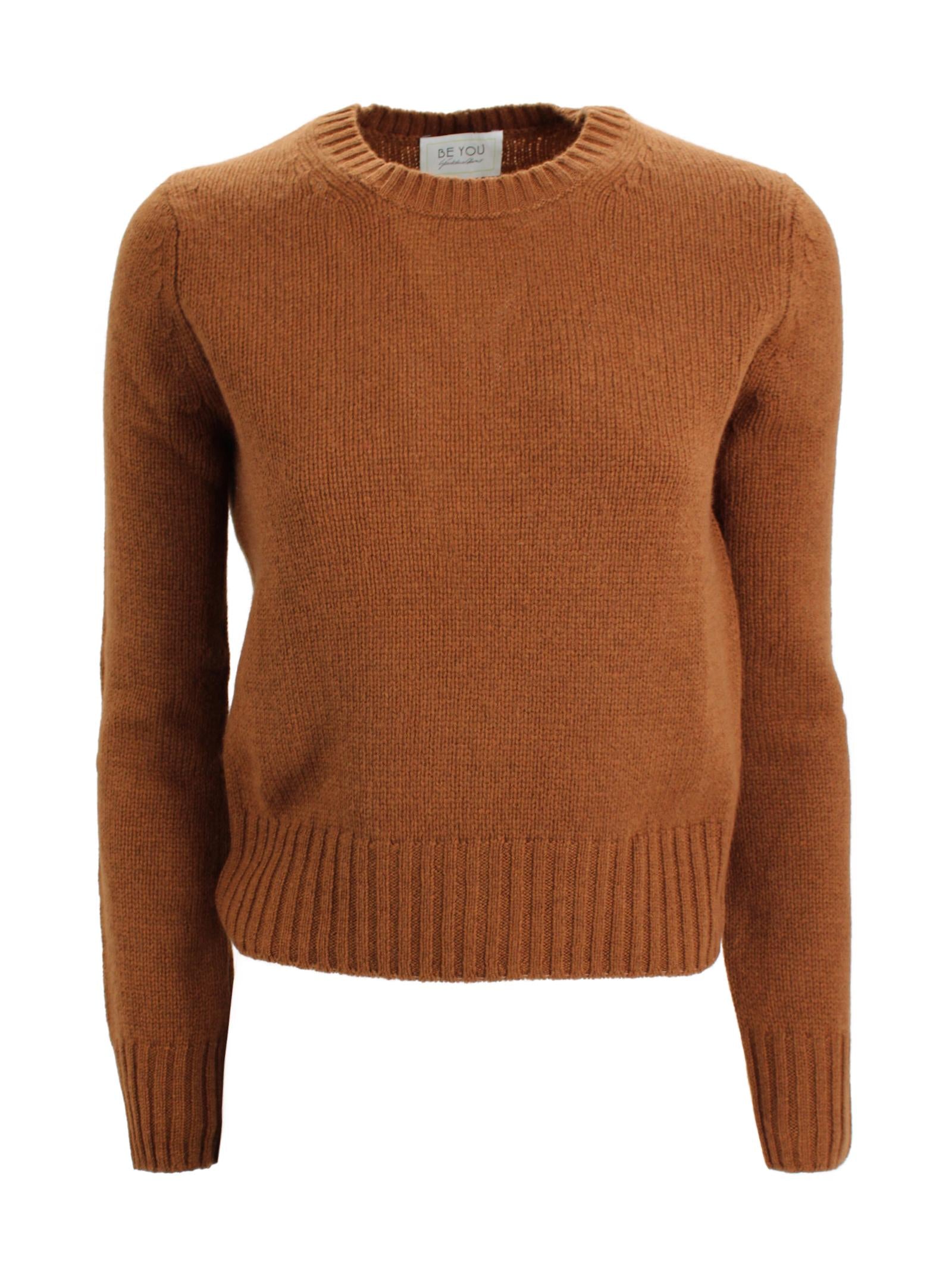 Maglia in cashmere girocollo Be You CD1114F5 163 