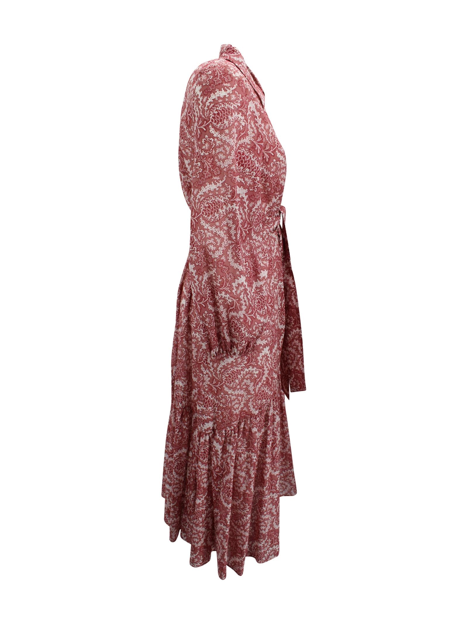 Abito chemisier lungo in voile di cotone Max Mara Weekend 2615231022600 002 