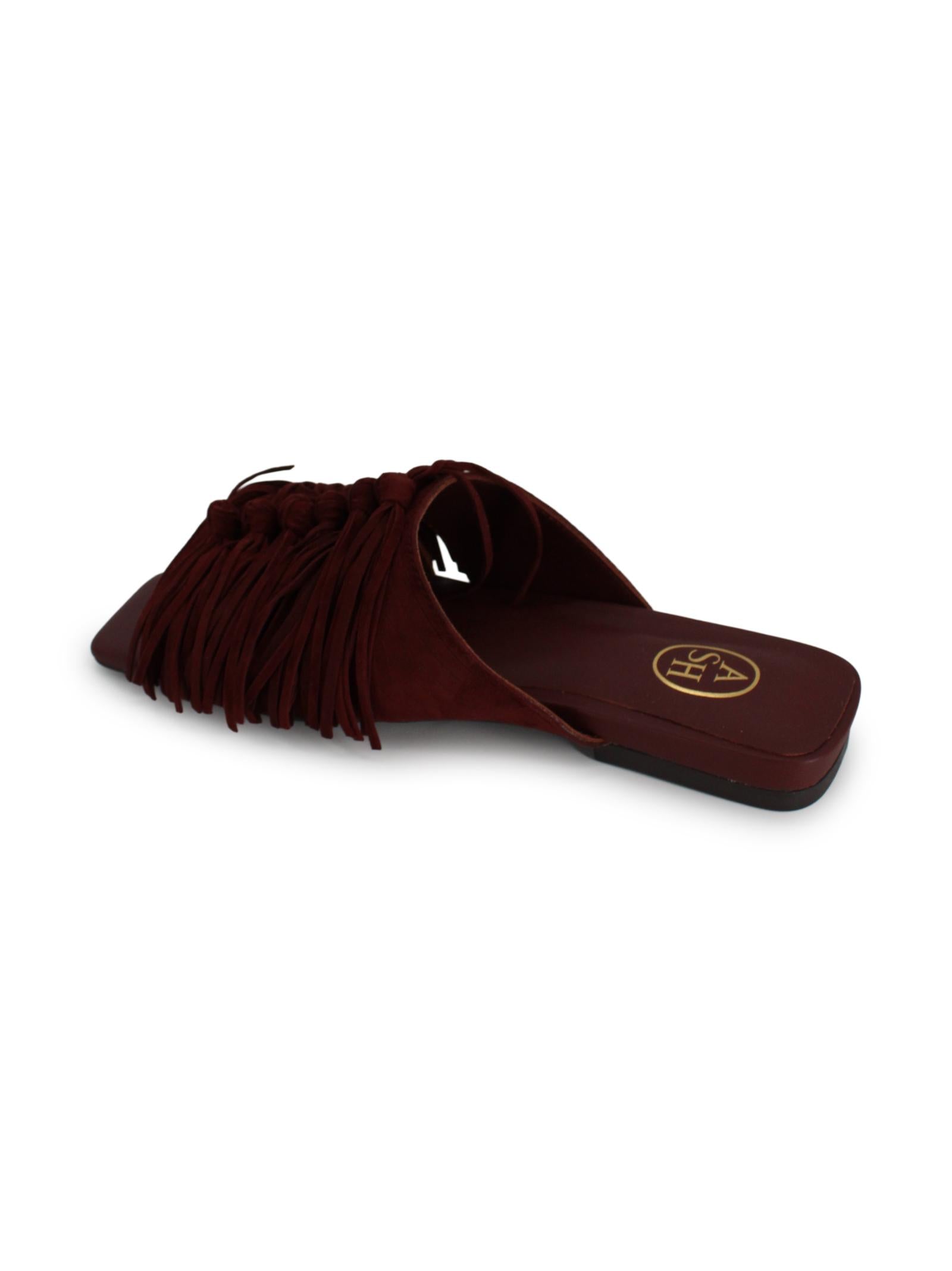 Mules BRIGITTE con frange Ash S26-BRIGITTE02  