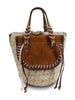 Borsa bucket Habanera Cuoieria intrecciata