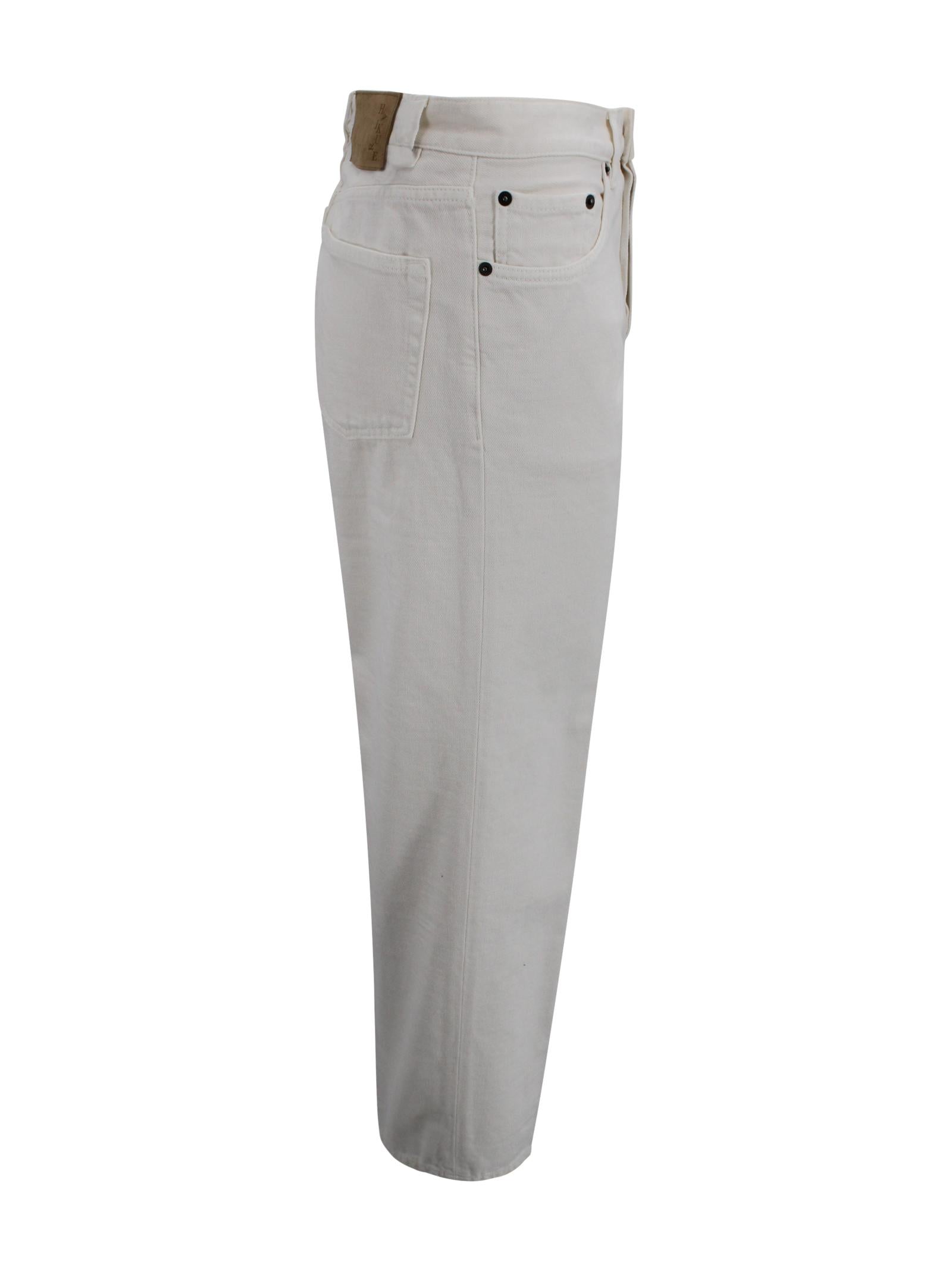 Jeans con Patch Logo Haikure HEW03297GF172PX T0341 