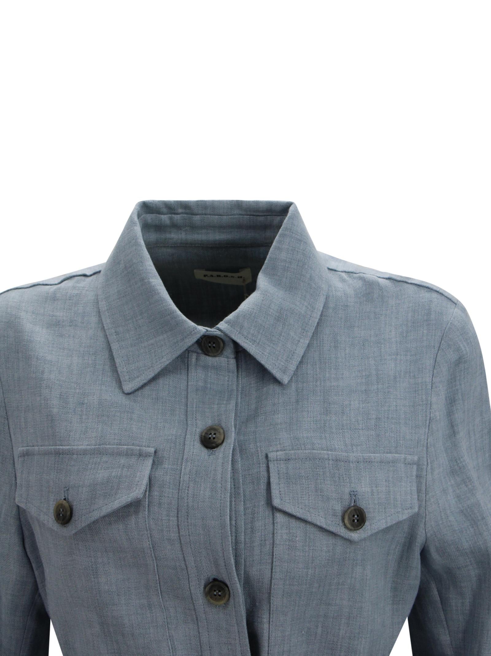 Giacca in lino con cintura P.A.R.O.S.H. D430400 011 