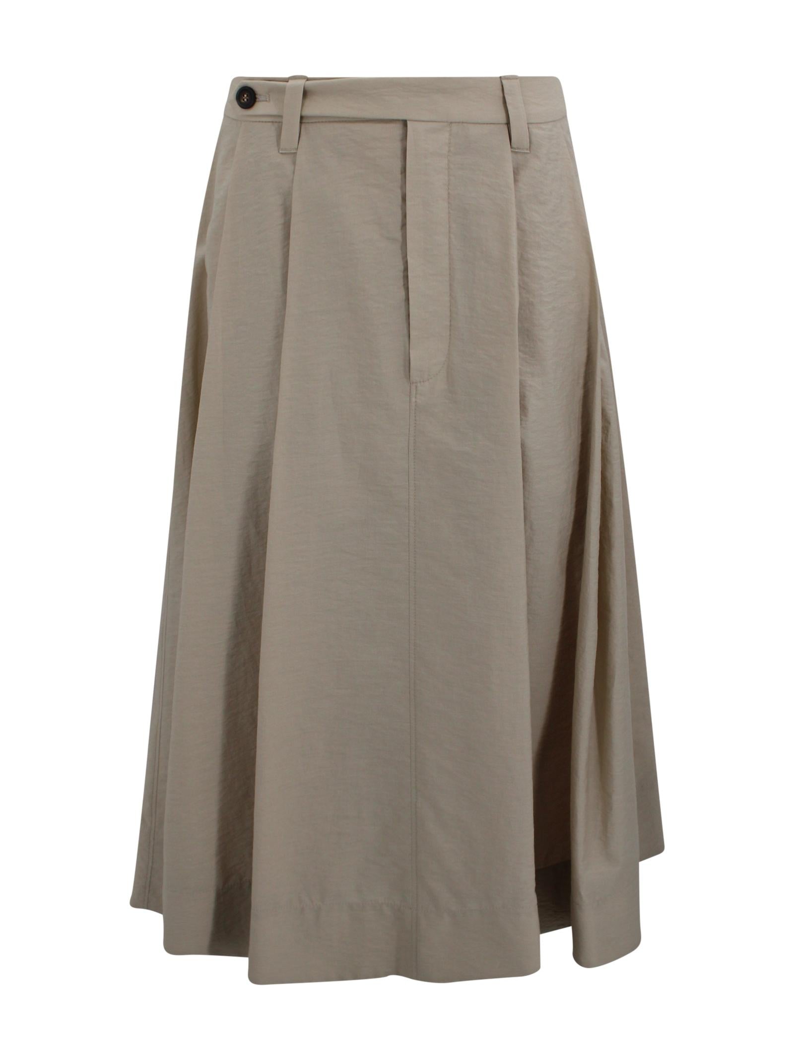 Gonna midi con chiusura a bottoni Brunello Cucinelli M0F79G3951 C9195 