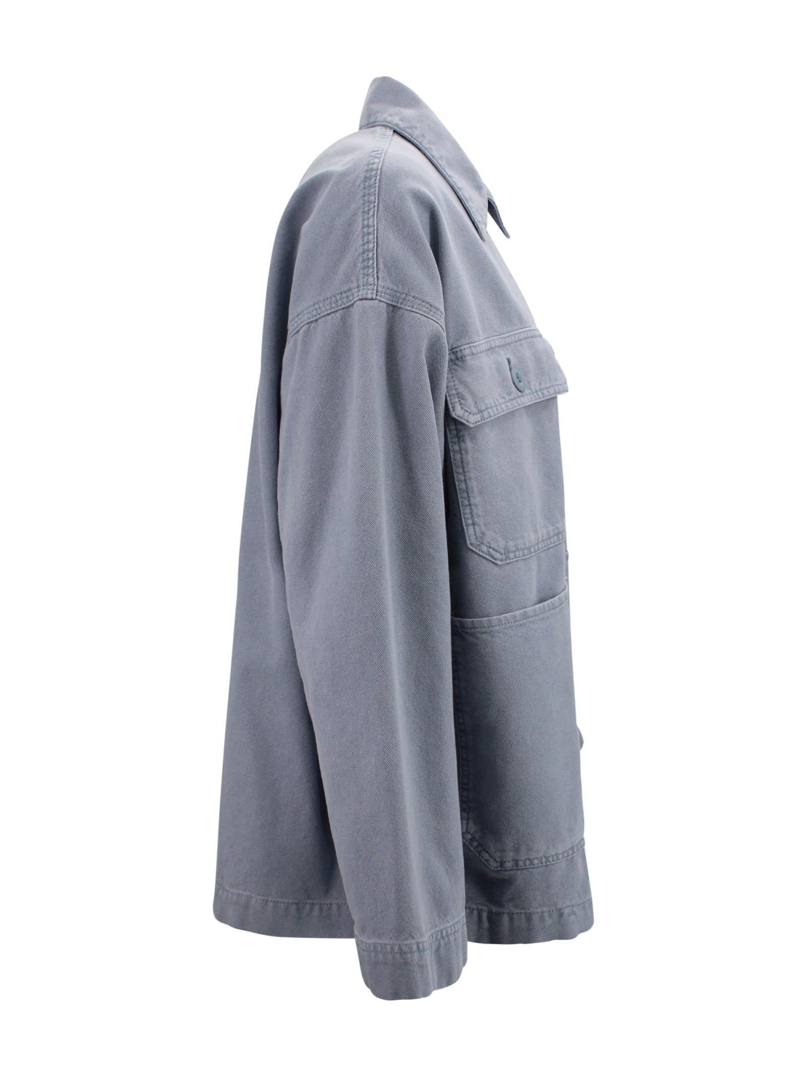 Giacca sfoderata workwear in denim Max Mara Weekend 2615041101600 002 