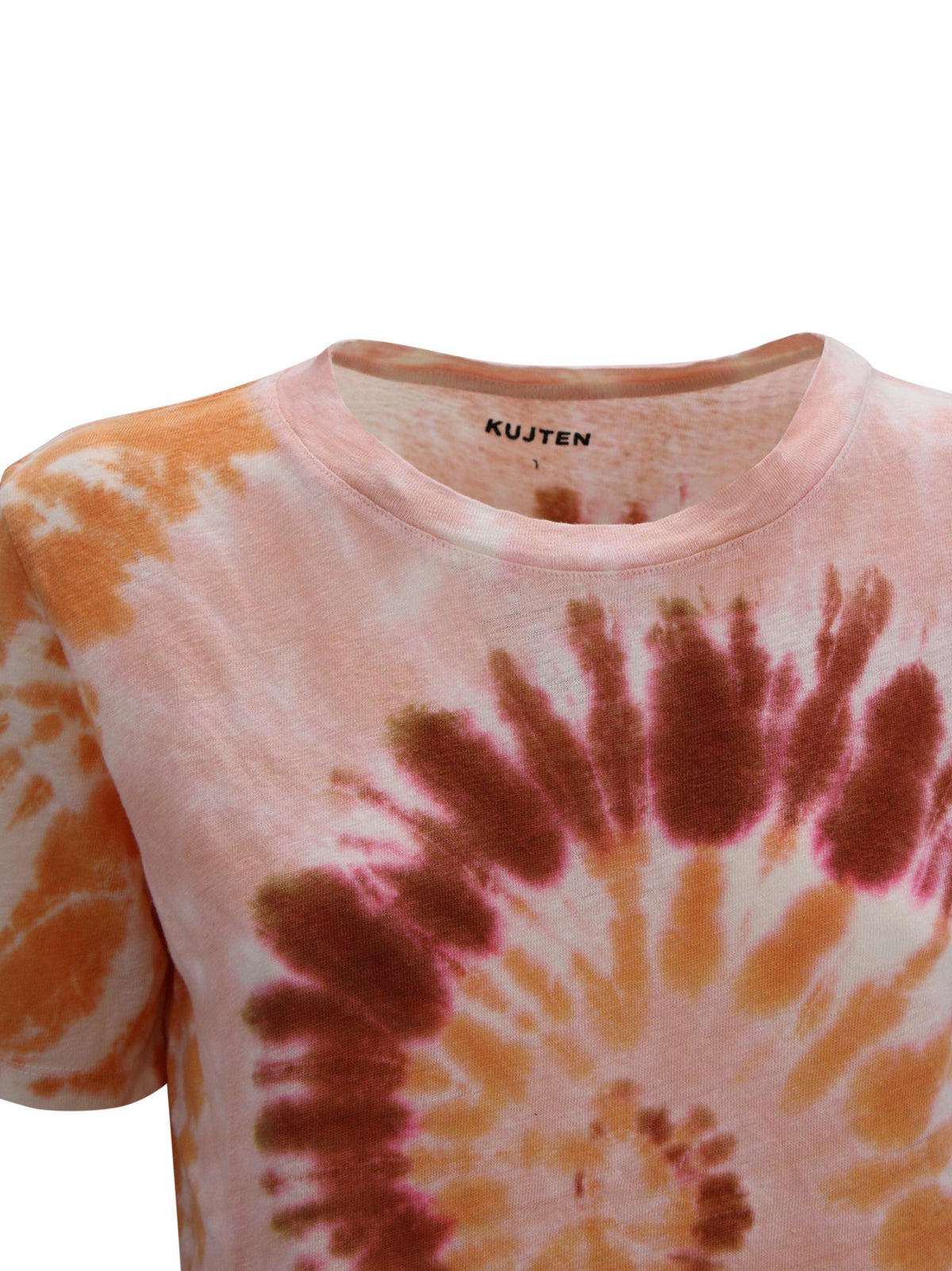 T-shirt "Soft Sunny" in Lino Tie & Dye Kujten F2376 2523 