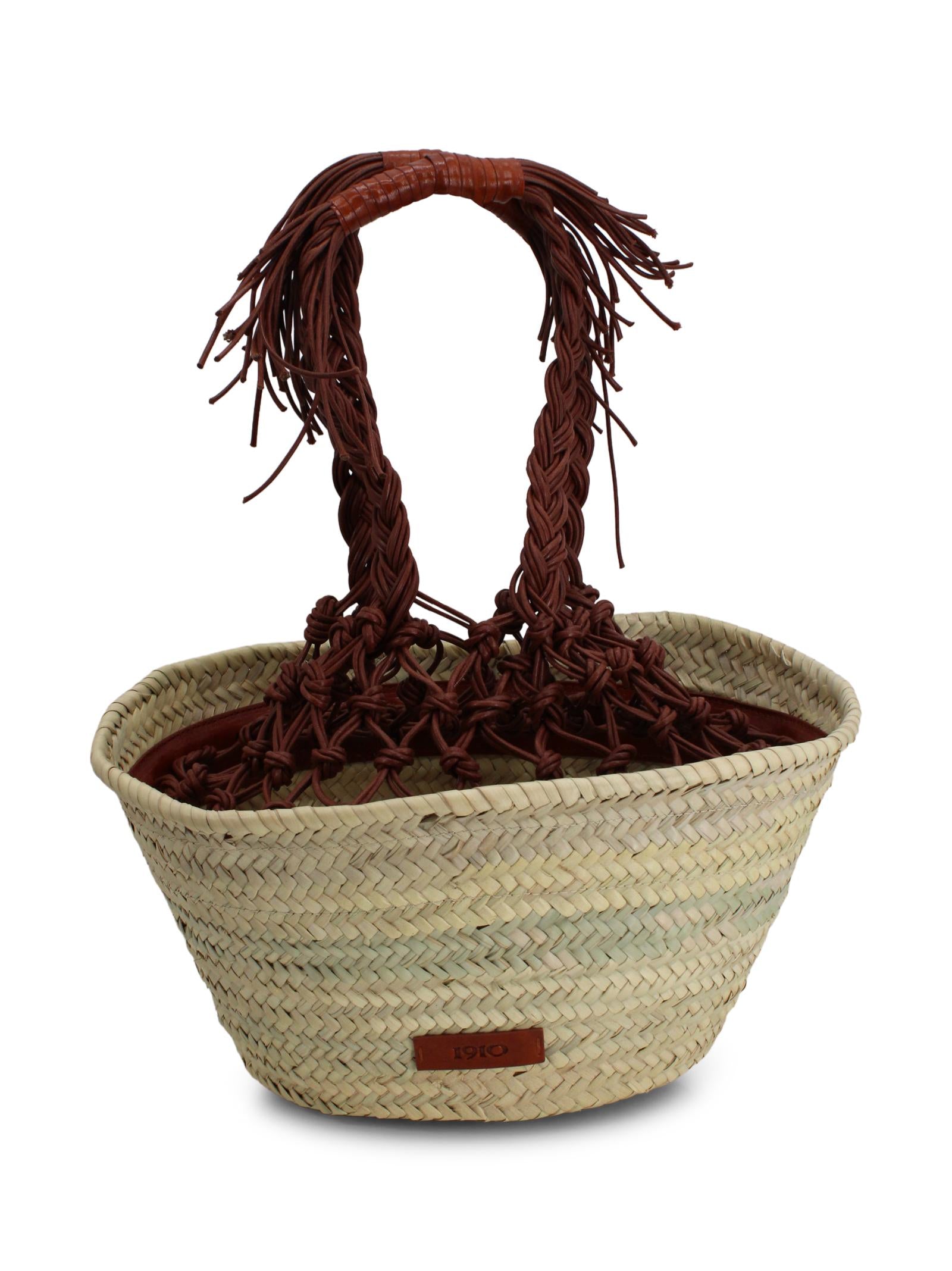 Cesta in Palma Intrecciata a Mano CATARZI P26CAT59 NATCUO 