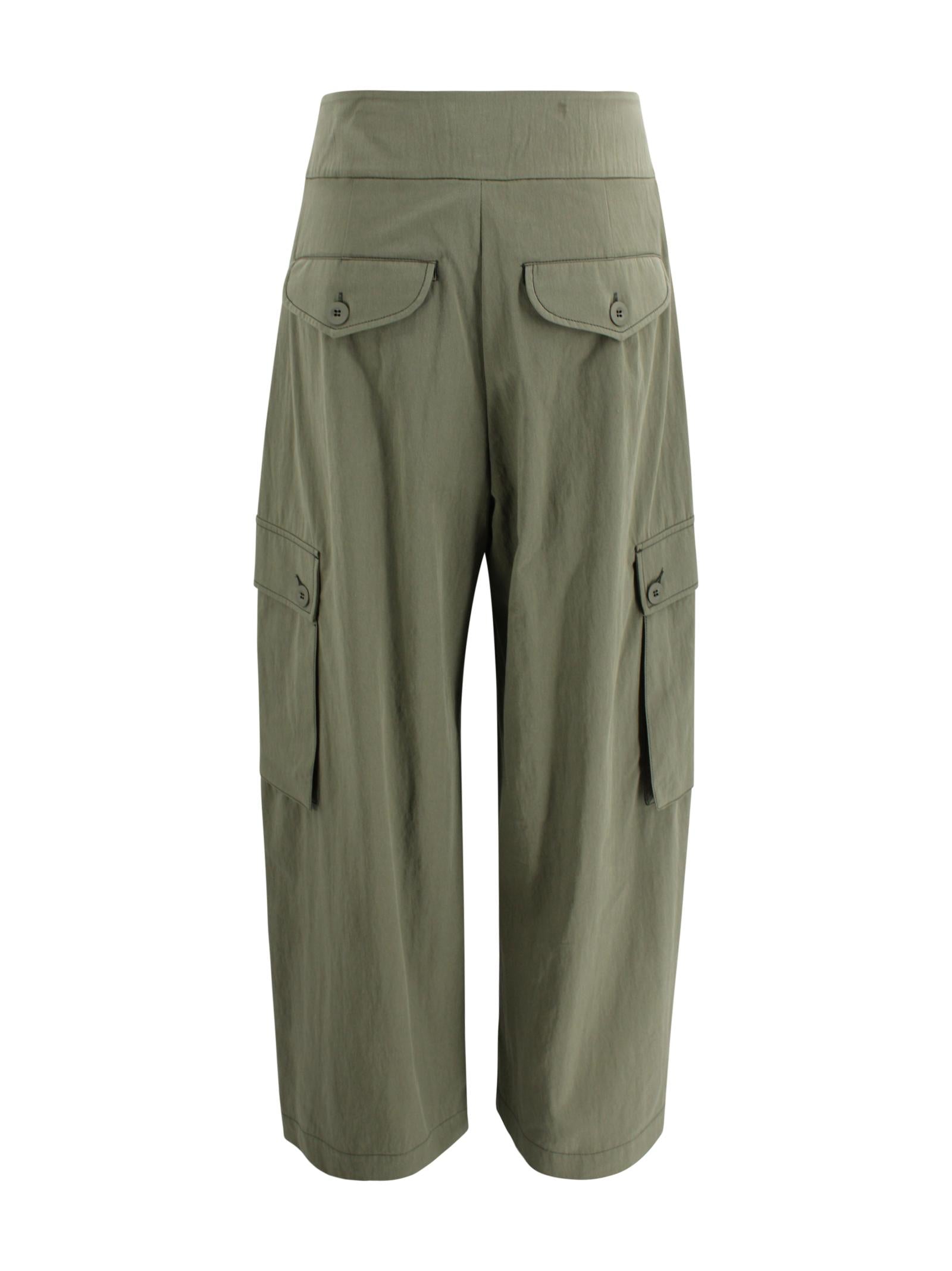 Pantalone workwear con maxi tasche cargo Max Mara Weekend 2615131101600 004 