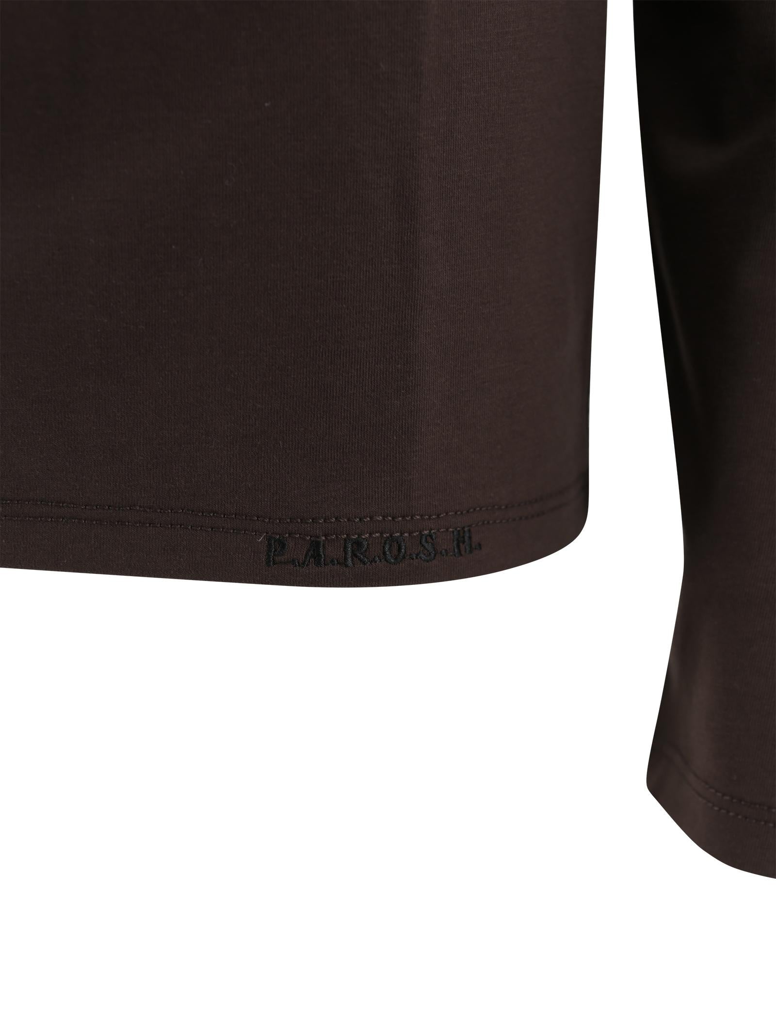 T-shirt in cotone con ricamo P.A.R.O.S.H. D170521 086 