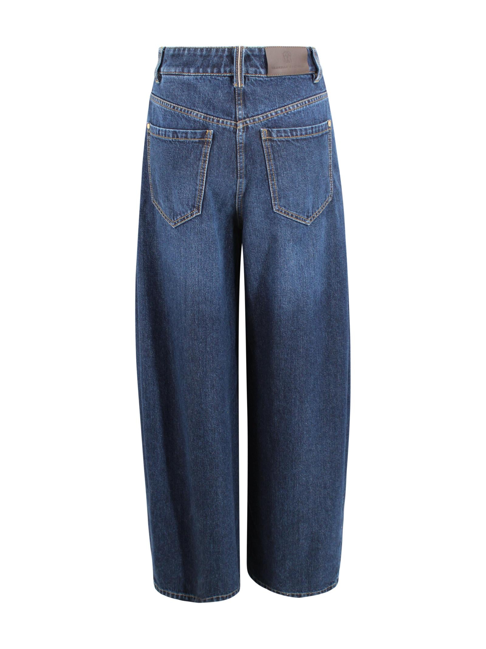 Jeans con bottoni Brunello Cucinelli MA095P4059 C9370 