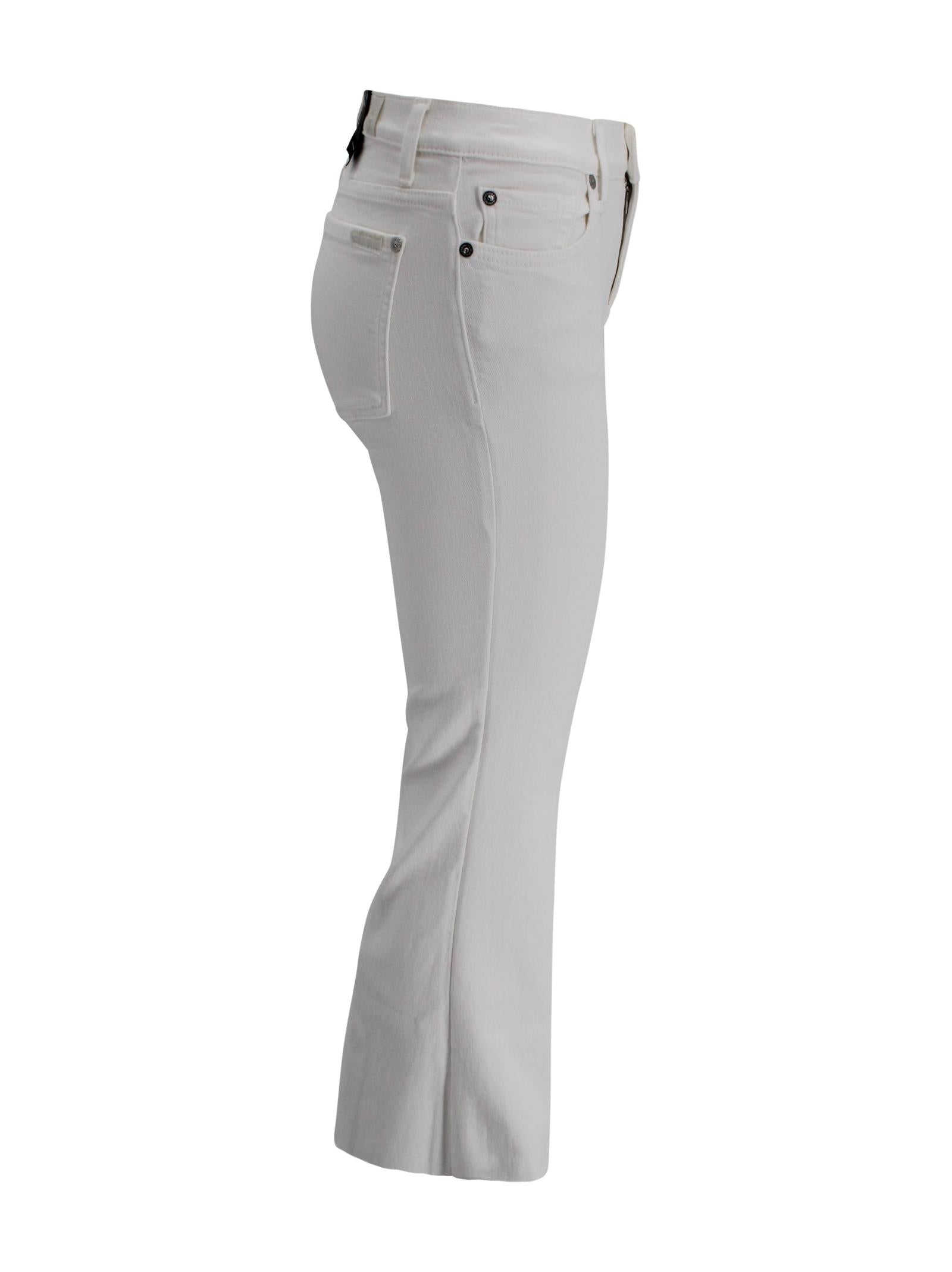 Pantaloni in cotone cinque tasche 7 FOR ALL MANKIND 7UR10C14  