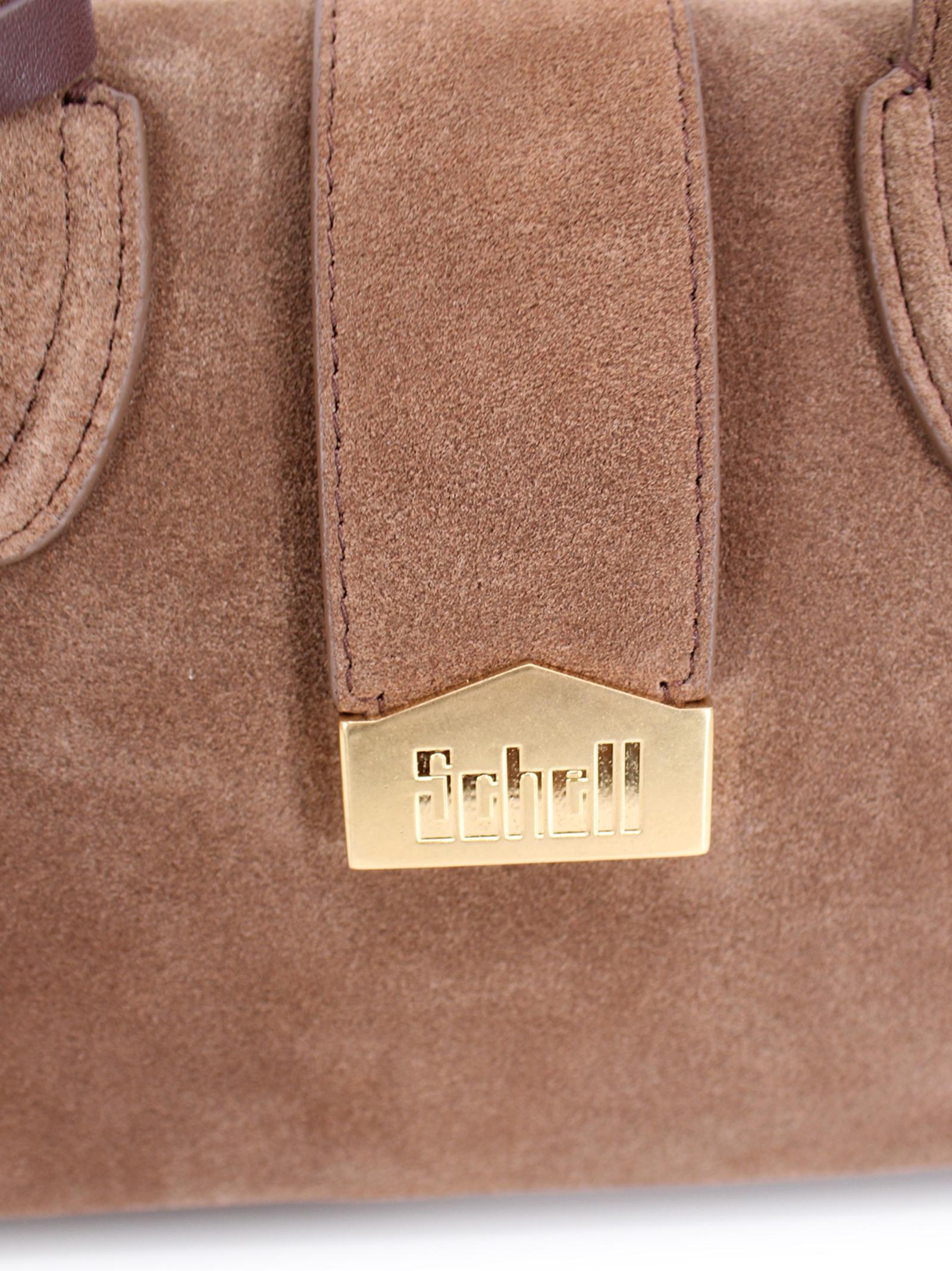 Small suede doctor bag SCHELL LEATHER COMPANY SRL DOCTOR BAG SMALL B00100H05120 