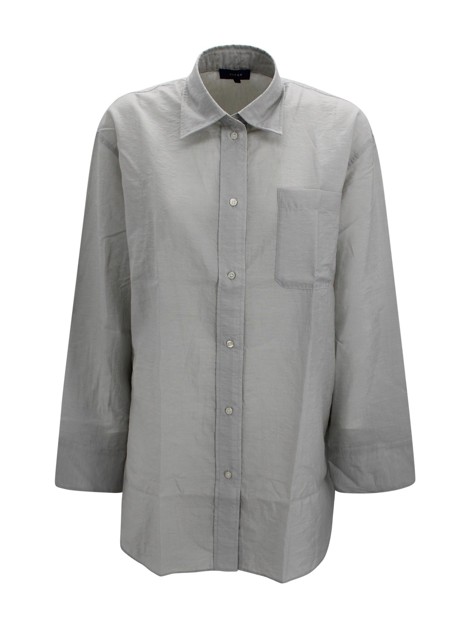 Camicia Francesca con taschino sul petto SOEUR CHE1005FRANCESC GRI0226S 