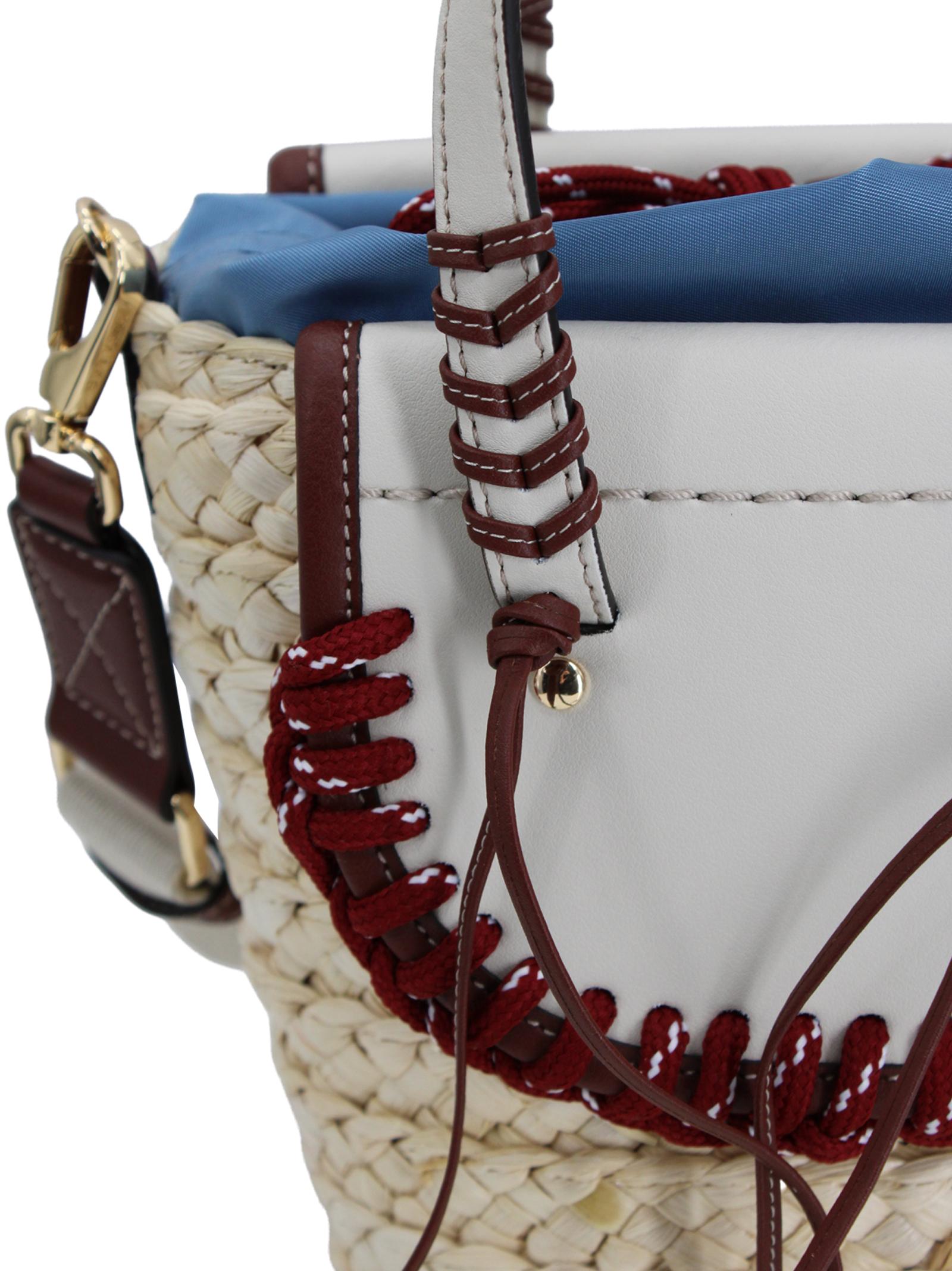 Borsa a secchiello con base intrecciata Cuba Lab HABANERA TREKARCTIC 