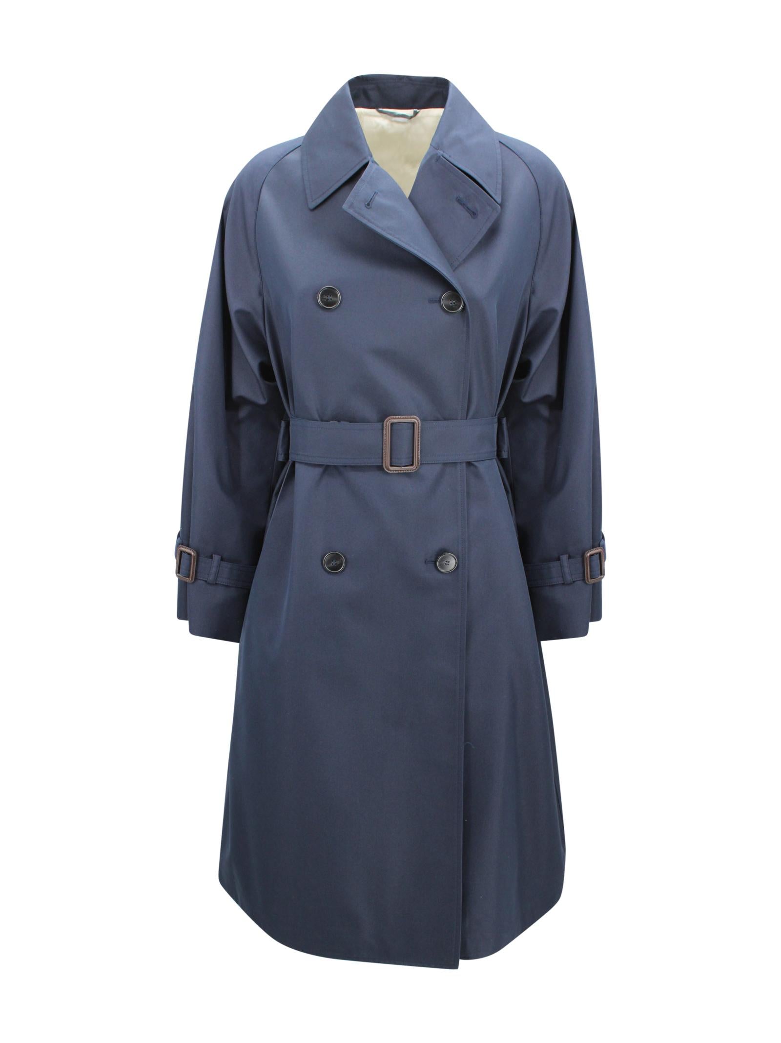 Trench midi reversibile in gabardina antigoccia Max Mara Weekend 2615021021600 006 