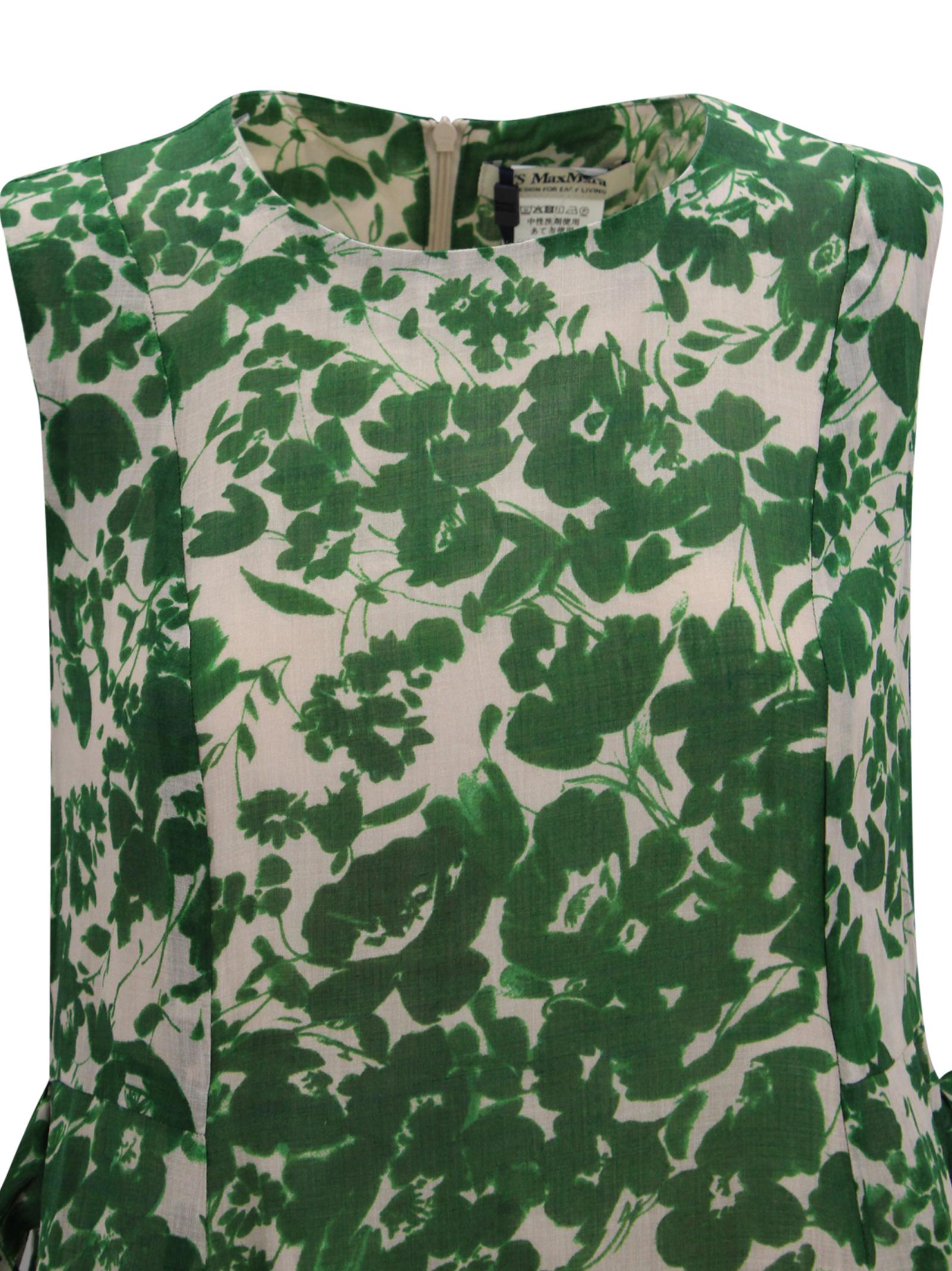 Abito lungo smanicato con stampa S MAXMARA 2 2619221023600 005 