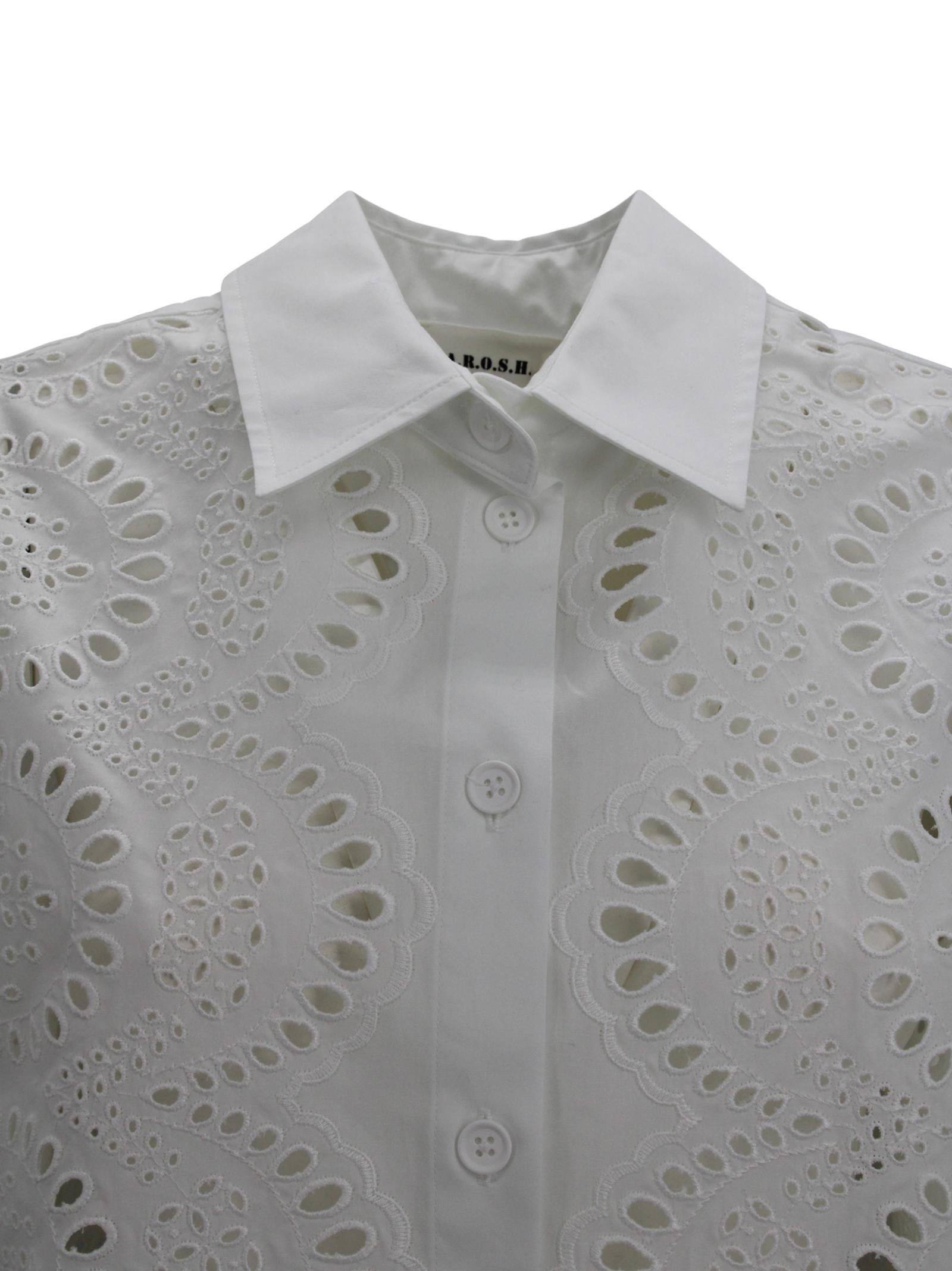 Camicia con ricamo P.A.R.O.S.H. D381301 001 