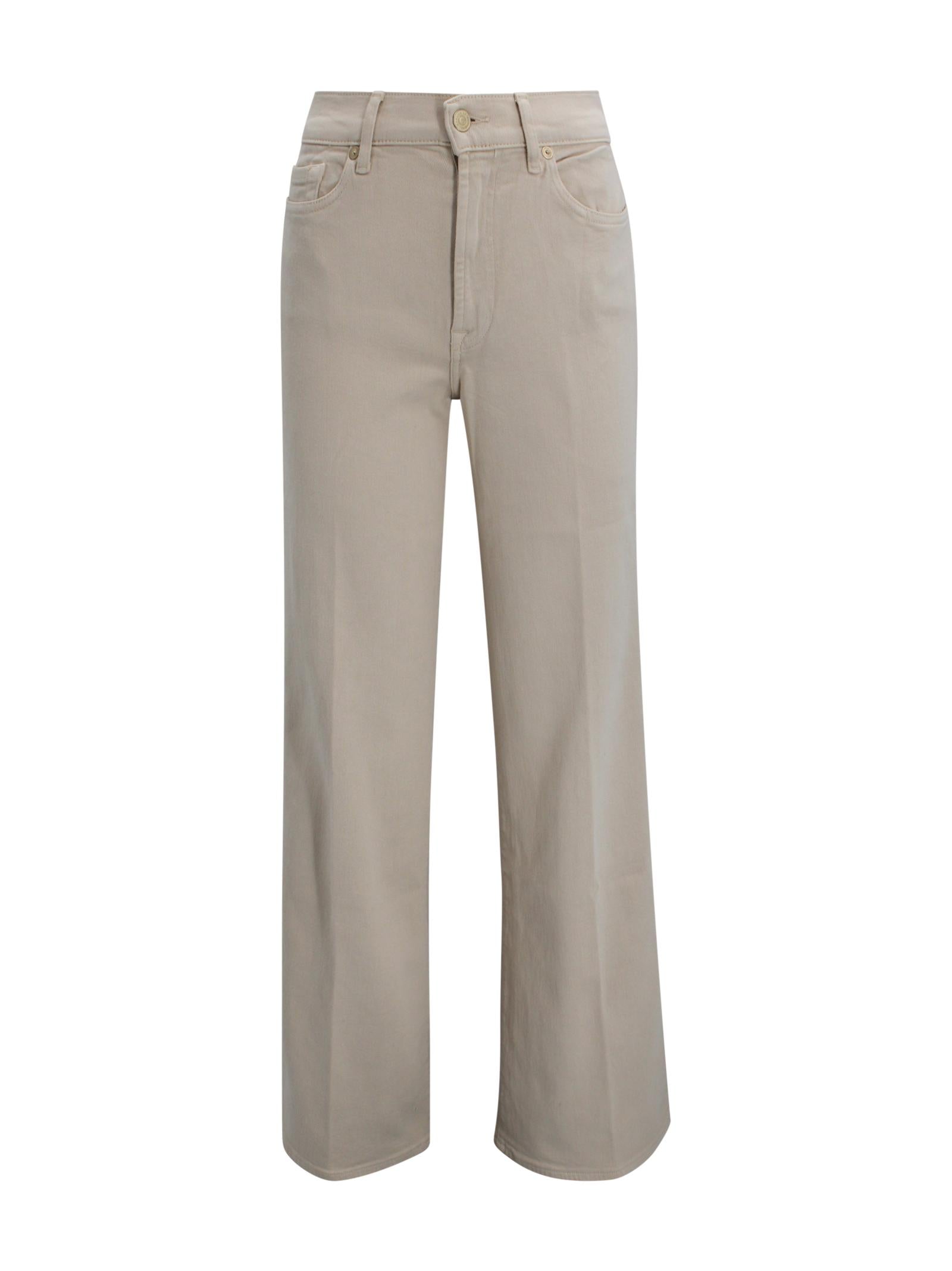 Jeans in cotone a gamba ampia e vita alta 7 FOR ALL MANKIND 7UG20C14 U71ZA 