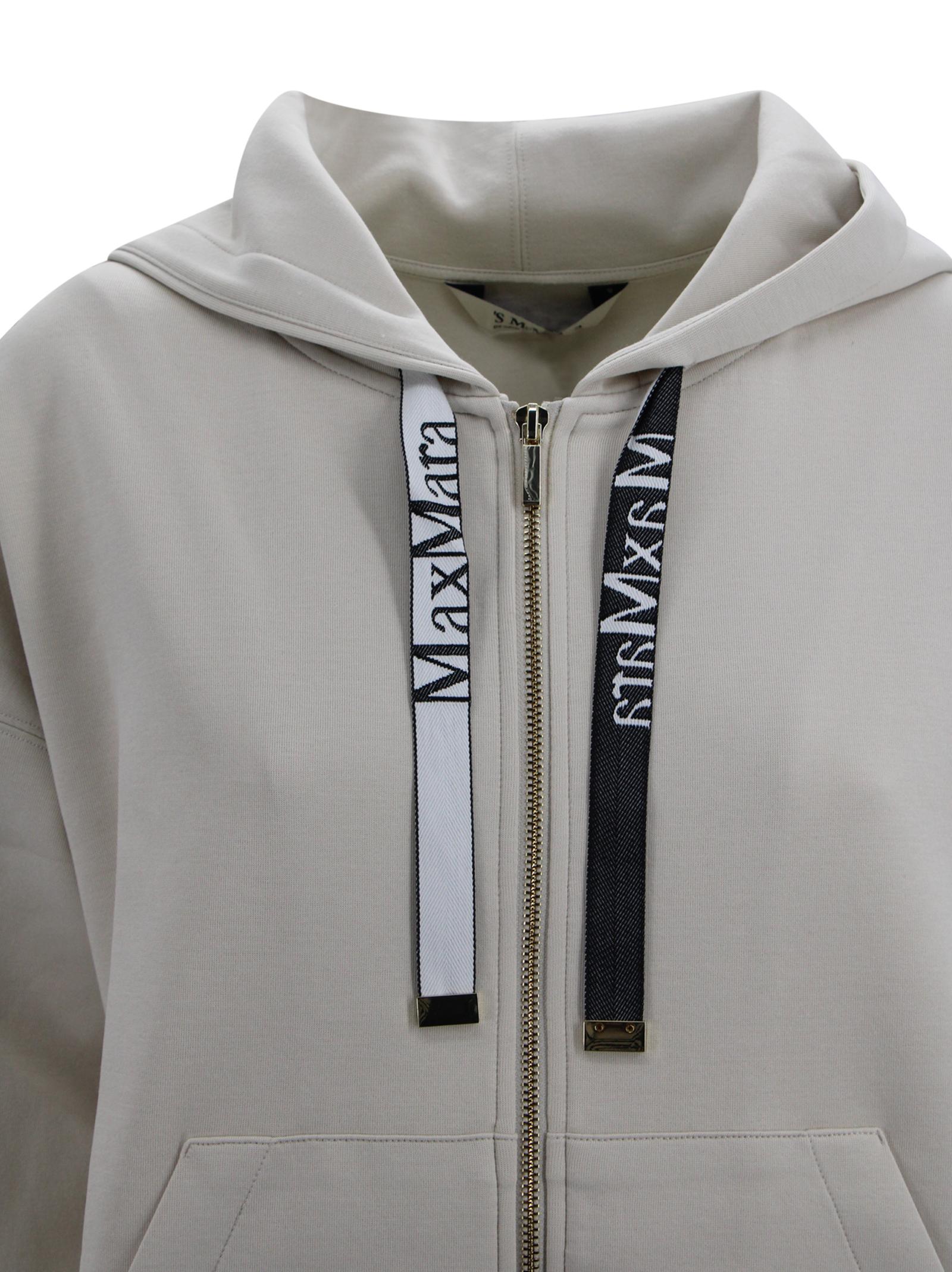 Felpa con cappuccio e nastri logo jacquard S MAXMARA 1 2619921031600 001 