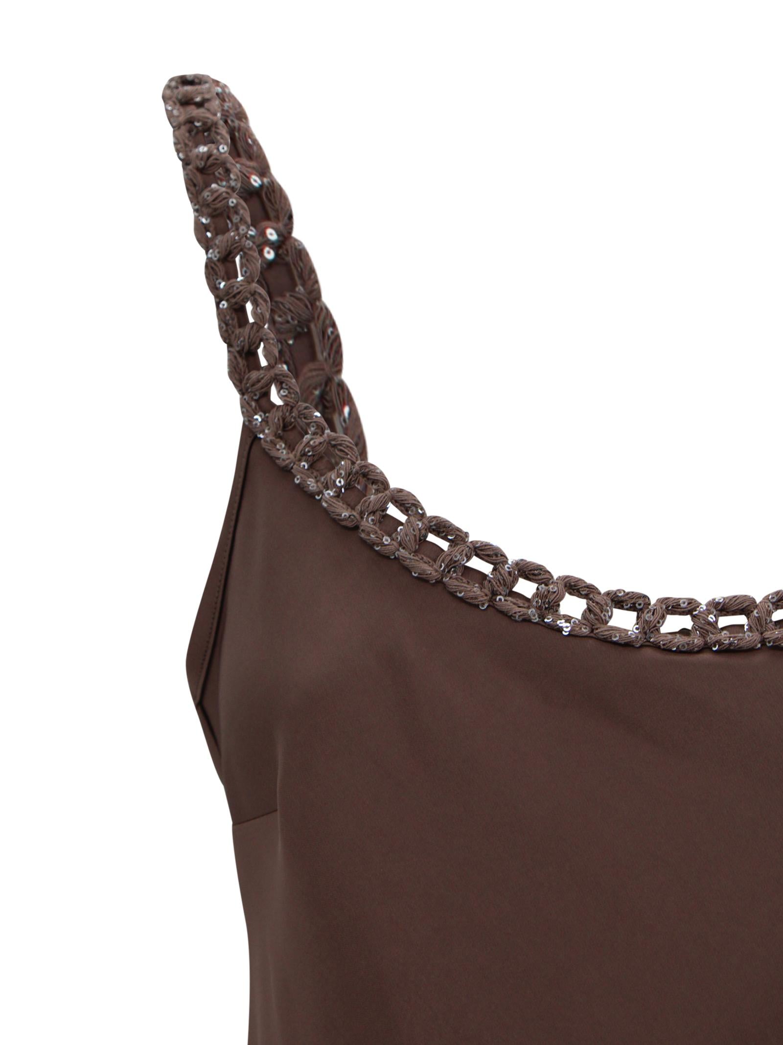 Top smanicato con spalline D. Exterior 62666 06 