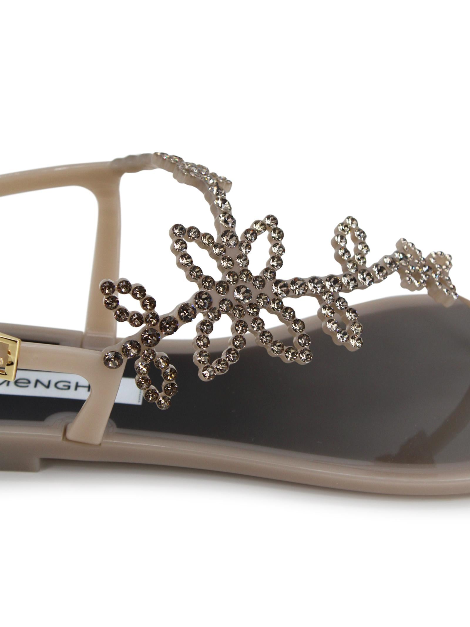 Sandali Jelly con Cristalli MENGHI ME1343PW CUMINO GEL 