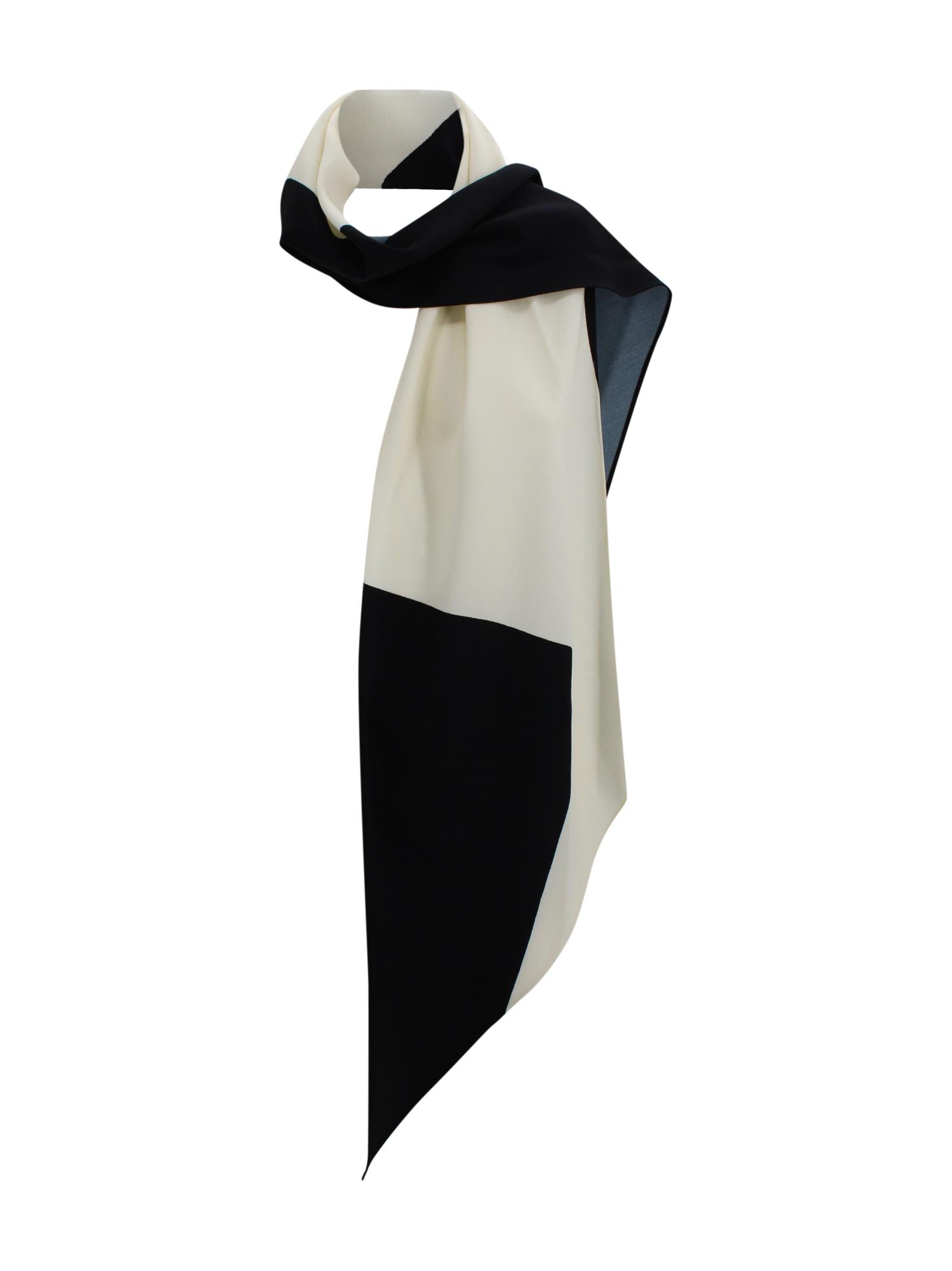 Sciarpa Geometrica Nero/Beige Alberta Ferretti 261M-3310-0151 1555 