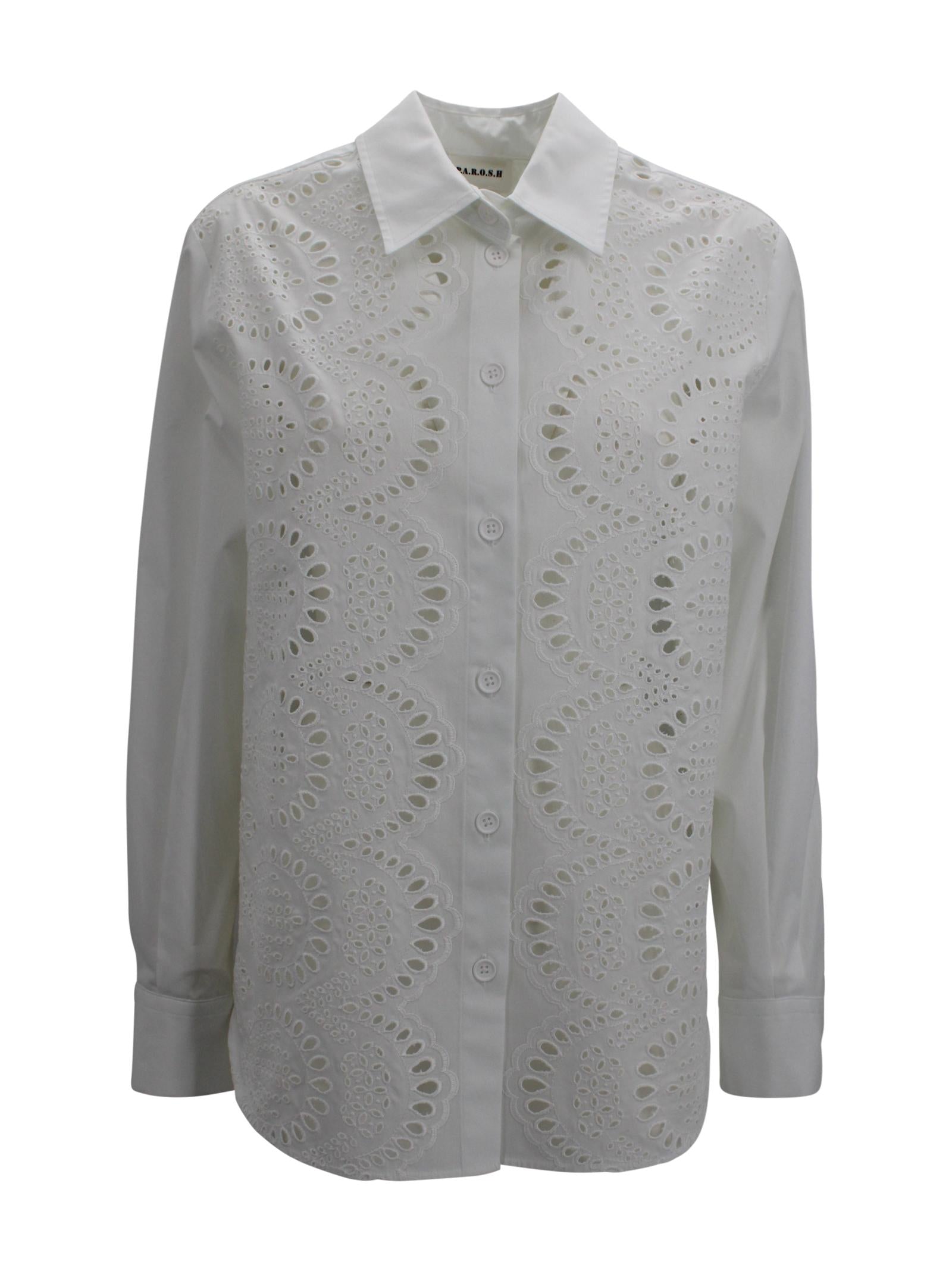 Camicia con ricamo P.A.R.O.S.H. D381301 001 