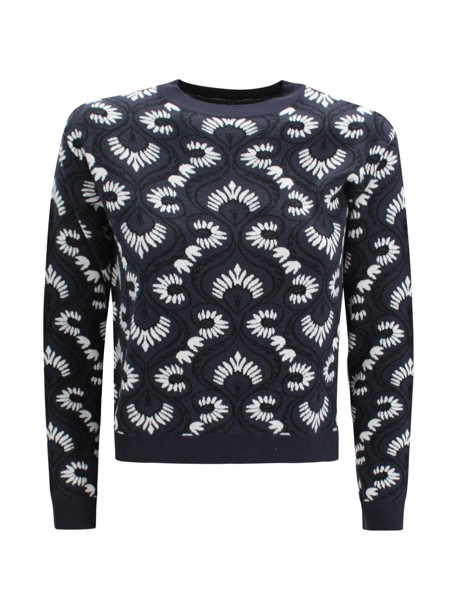 Maglia corta con stampa e maniche lunghe Max Mara Weekend 2615361131600 010 