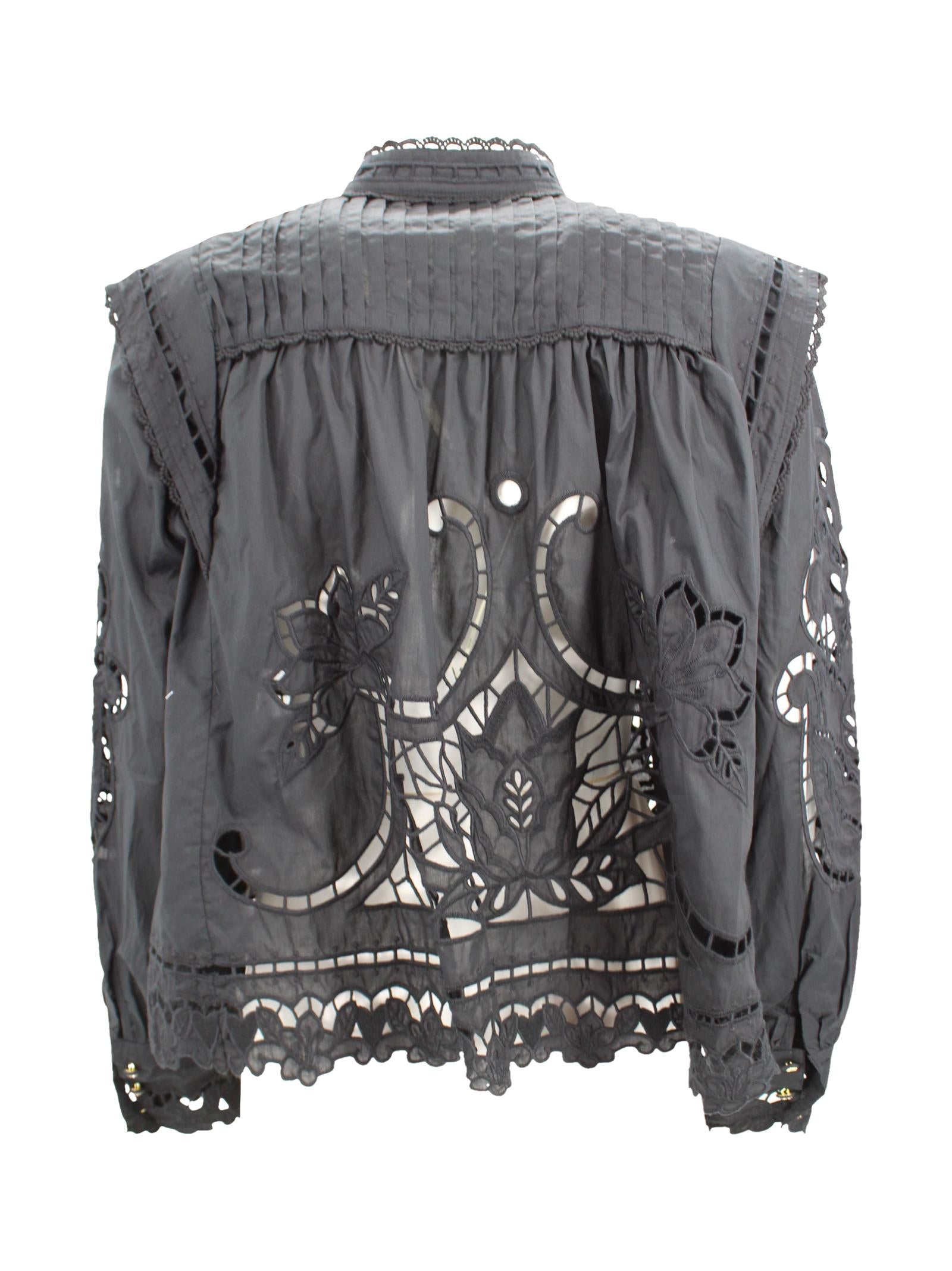Embroidered Floral Top Farm Rio 351180 L0002 