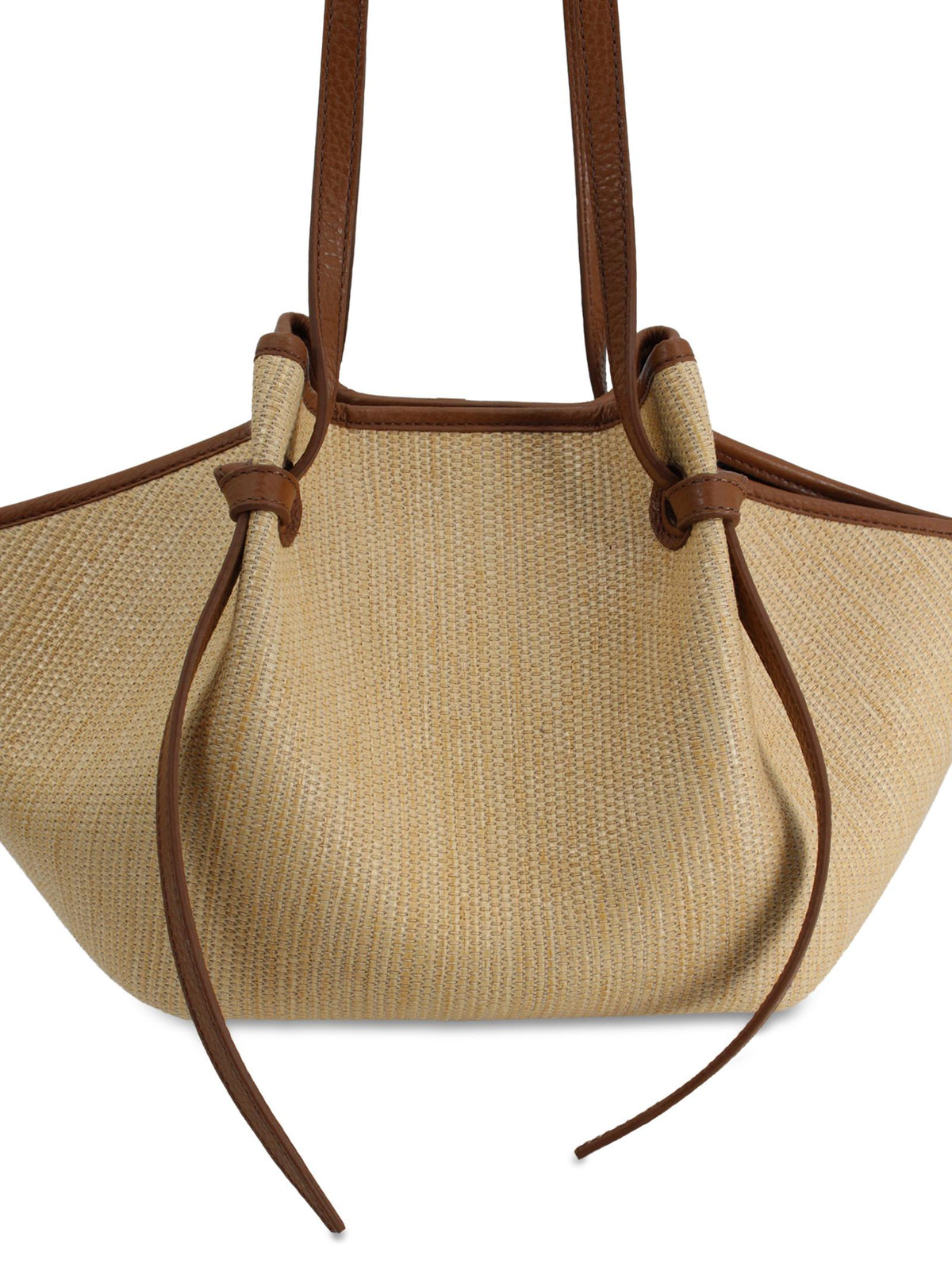 Borsa a Spalla "Mochi" in Rafia Intrecciata Yuzefi MOCHI 02 
