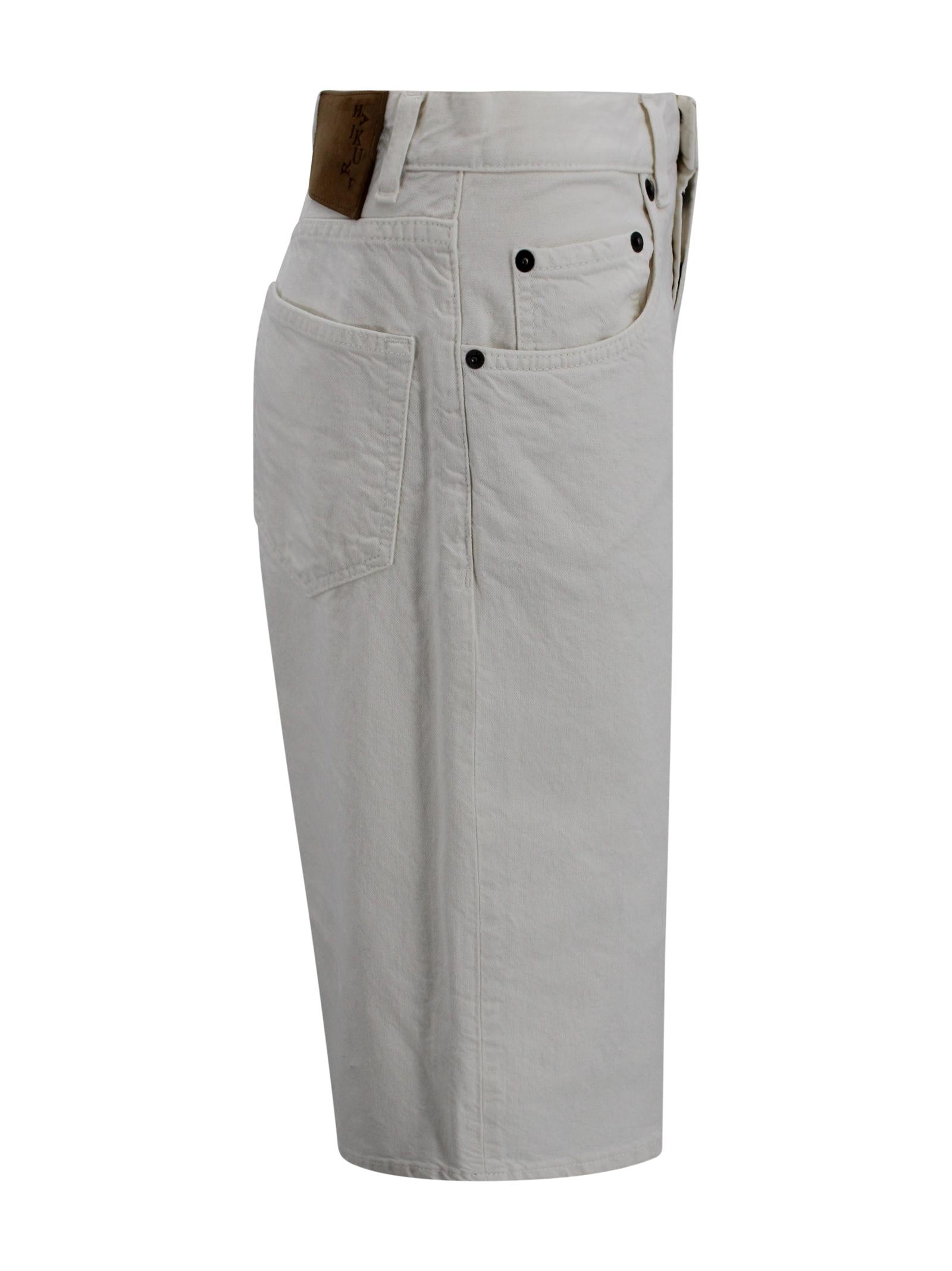 Becky Twill 45 Five-Pockets Shorts Haikure HEW03350GF146PP T0341 