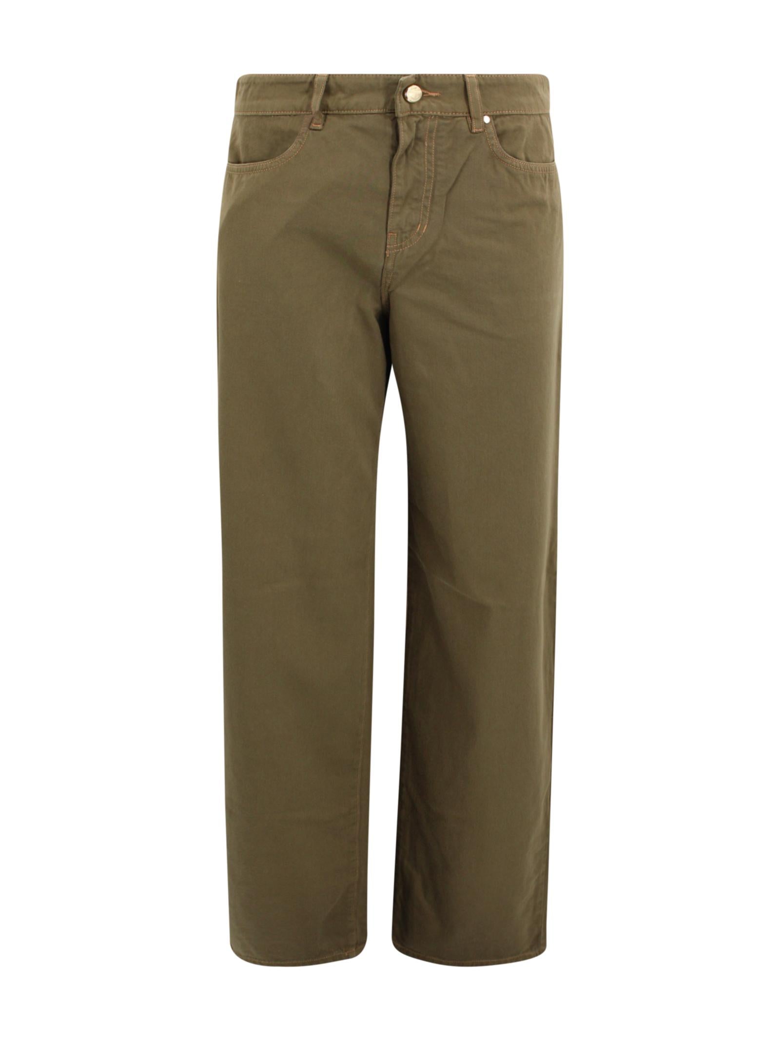 Pantalone baggy con dettagli stile denim Max Mara Studio 2616131111600 002 