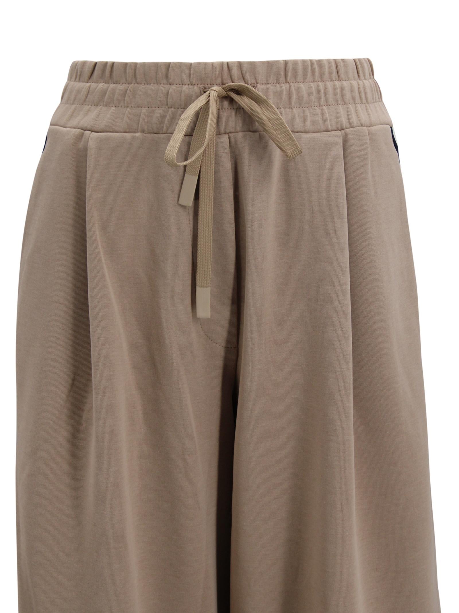 Pantalone ampio con banda laterale a contrasto Max Mara Weekend 2615781051600 003 