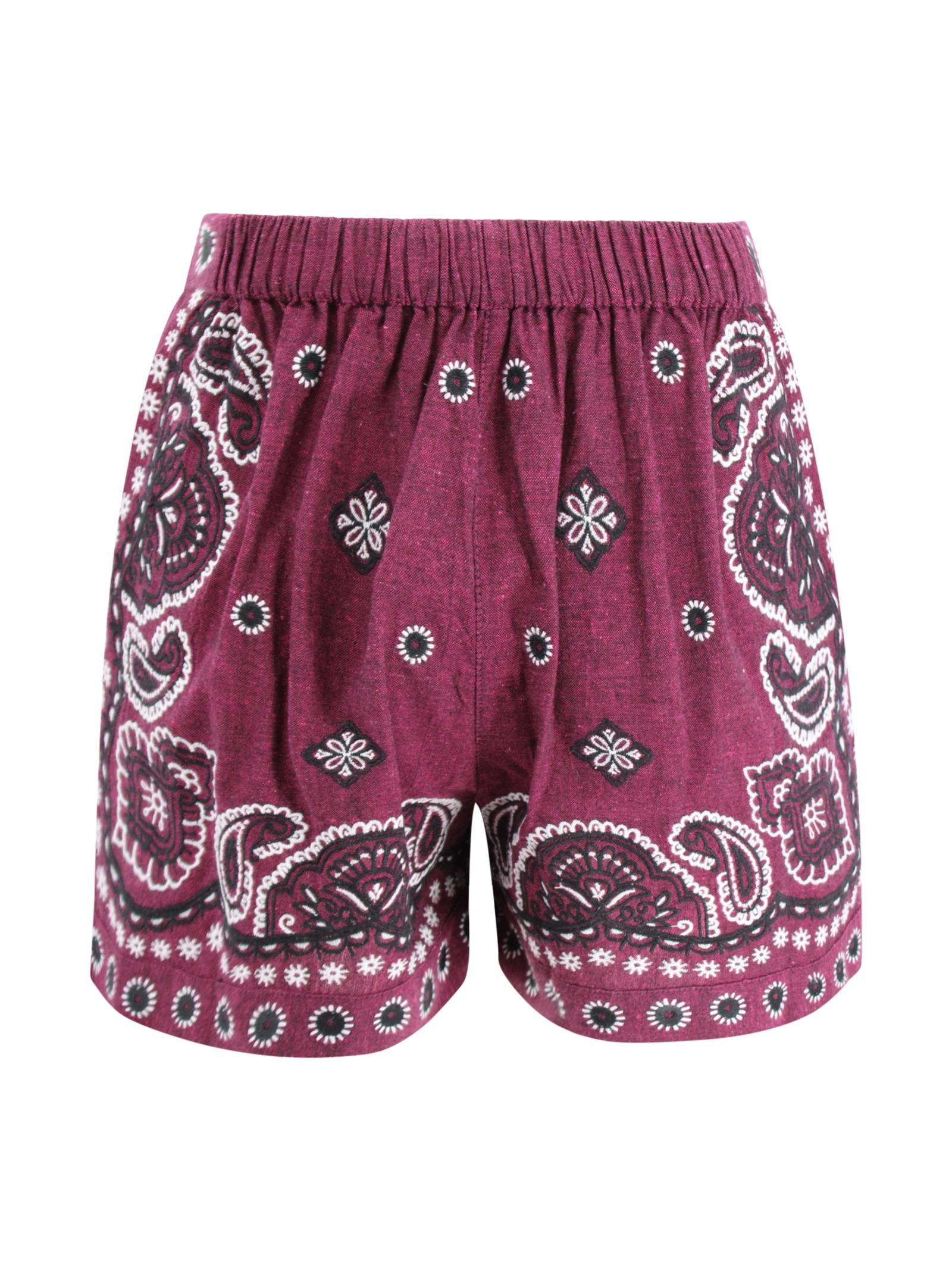 Short Ricamati in Lino e Cotone Luxi of sea BC34  
