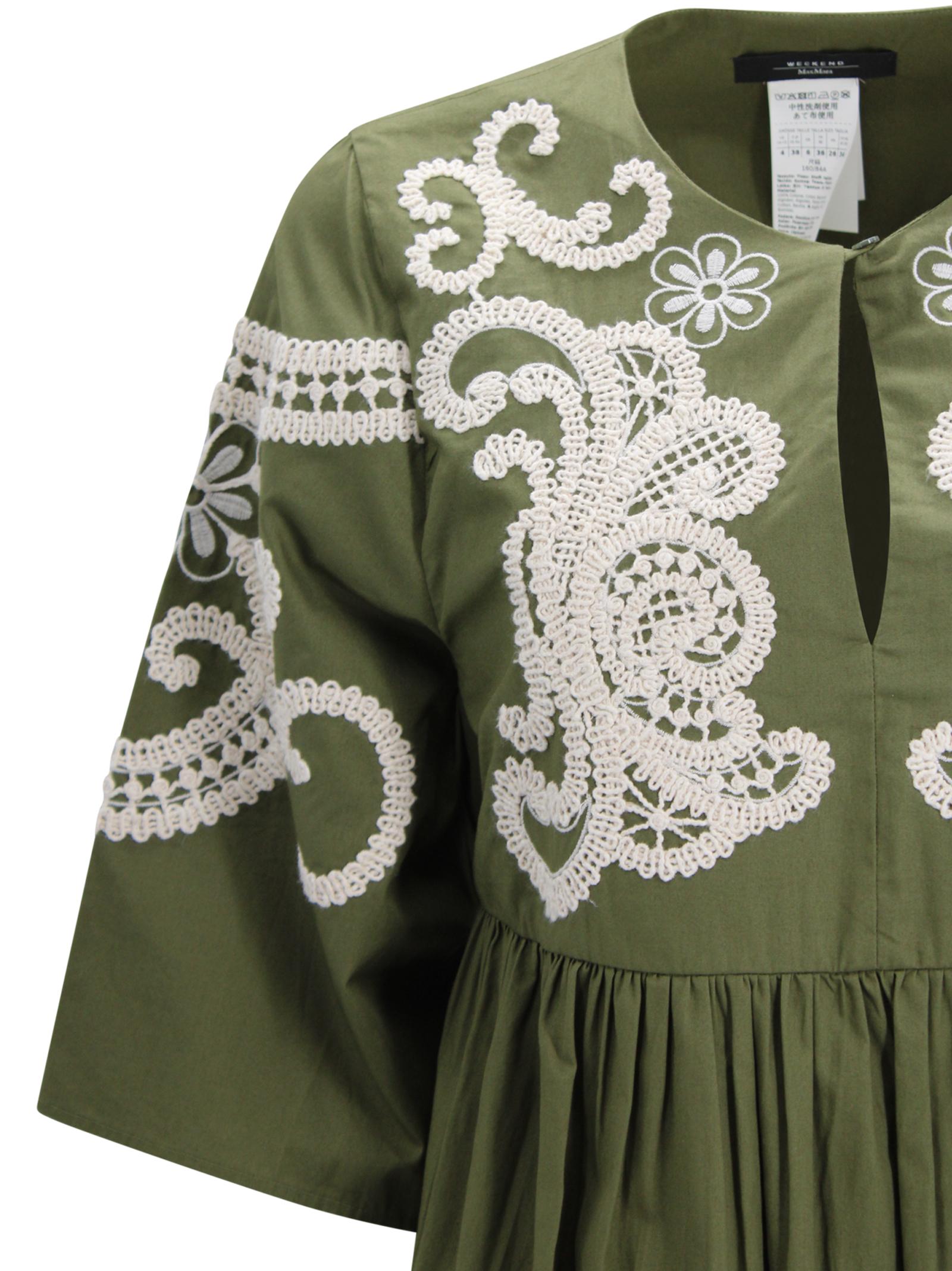 Abito lungo con ricami Max Mara Weekend 2615221012600 002 