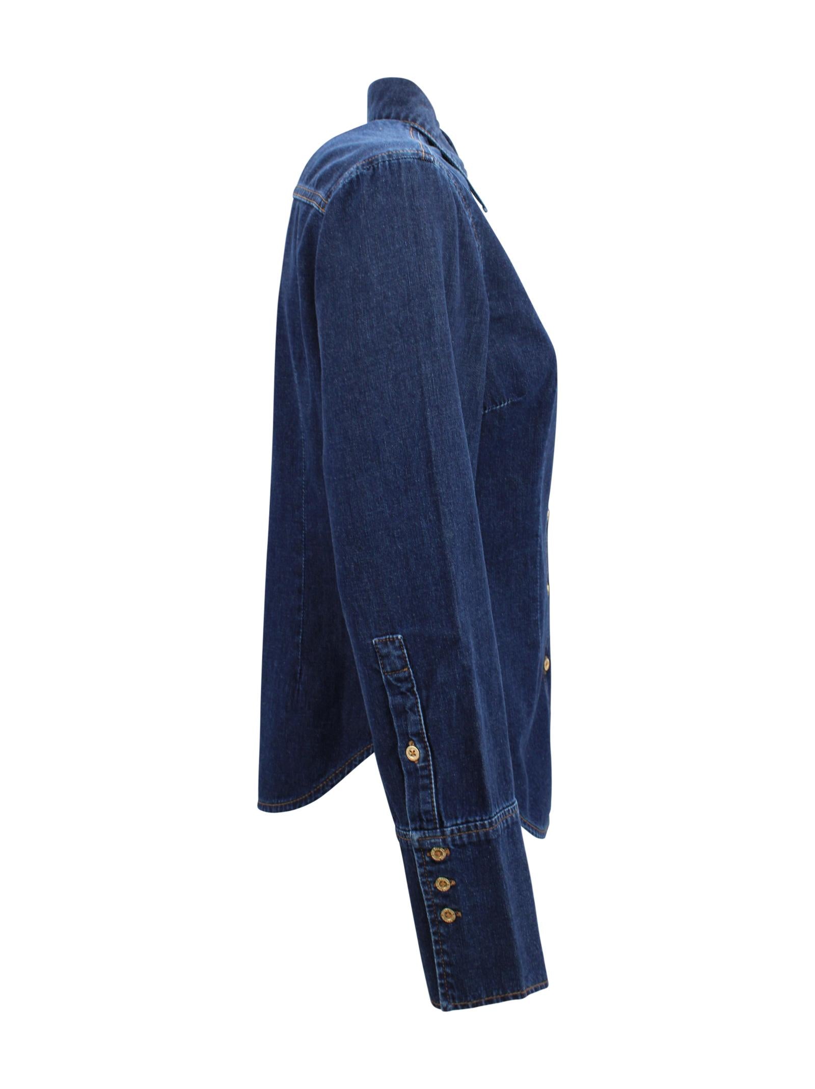 Camicia Shiry Indigo Soul in denim 7 FOR ALL MANKIND 7U5D0D16 U71ZB 