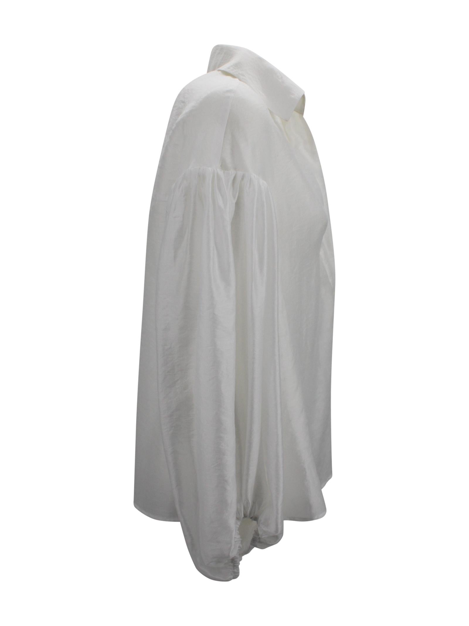 Camicia in seta con maniche oversize Trame Auree MIRTA P044U100 