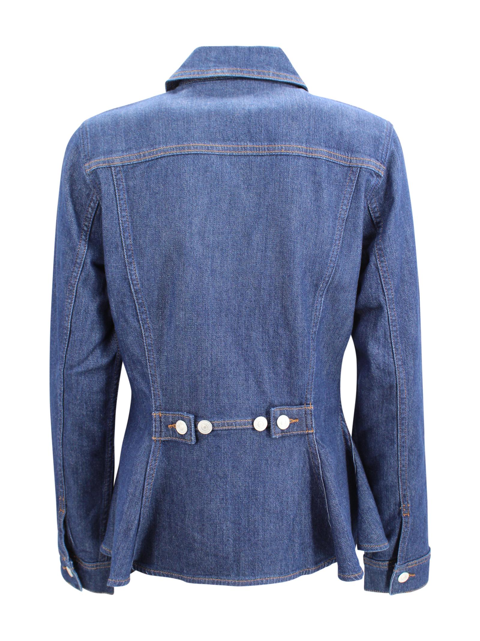 Giacca di jeans avvitata con fondo svasato 7 FOR ALL MANKIND 7U400R70 U71A9 