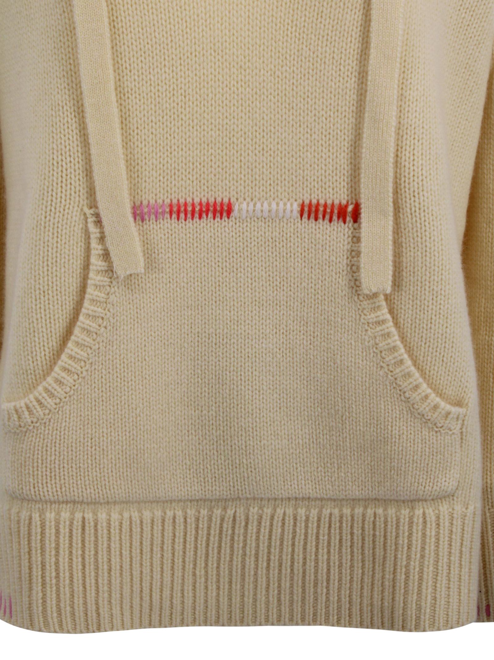 Felpa con cappuccio Solmar in cashmere Kujten F5020 2536 