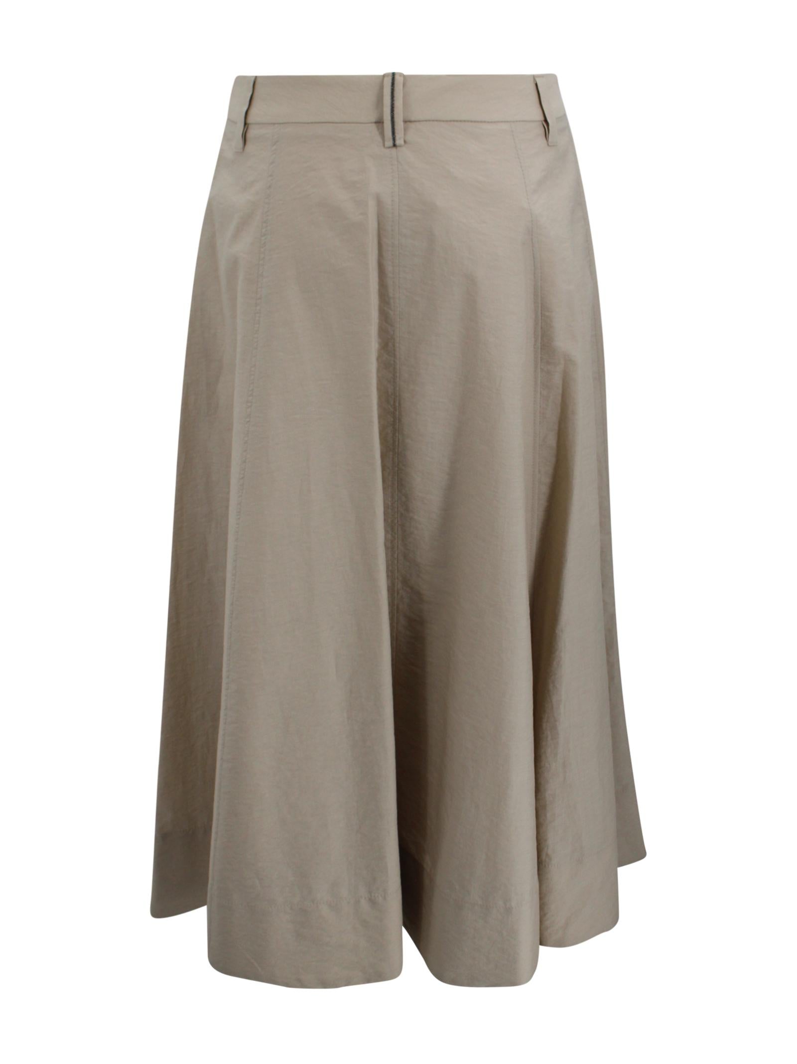 Gonna midi con chiusura a bottoni Brunello Cucinelli M0F79G3951 C9195 